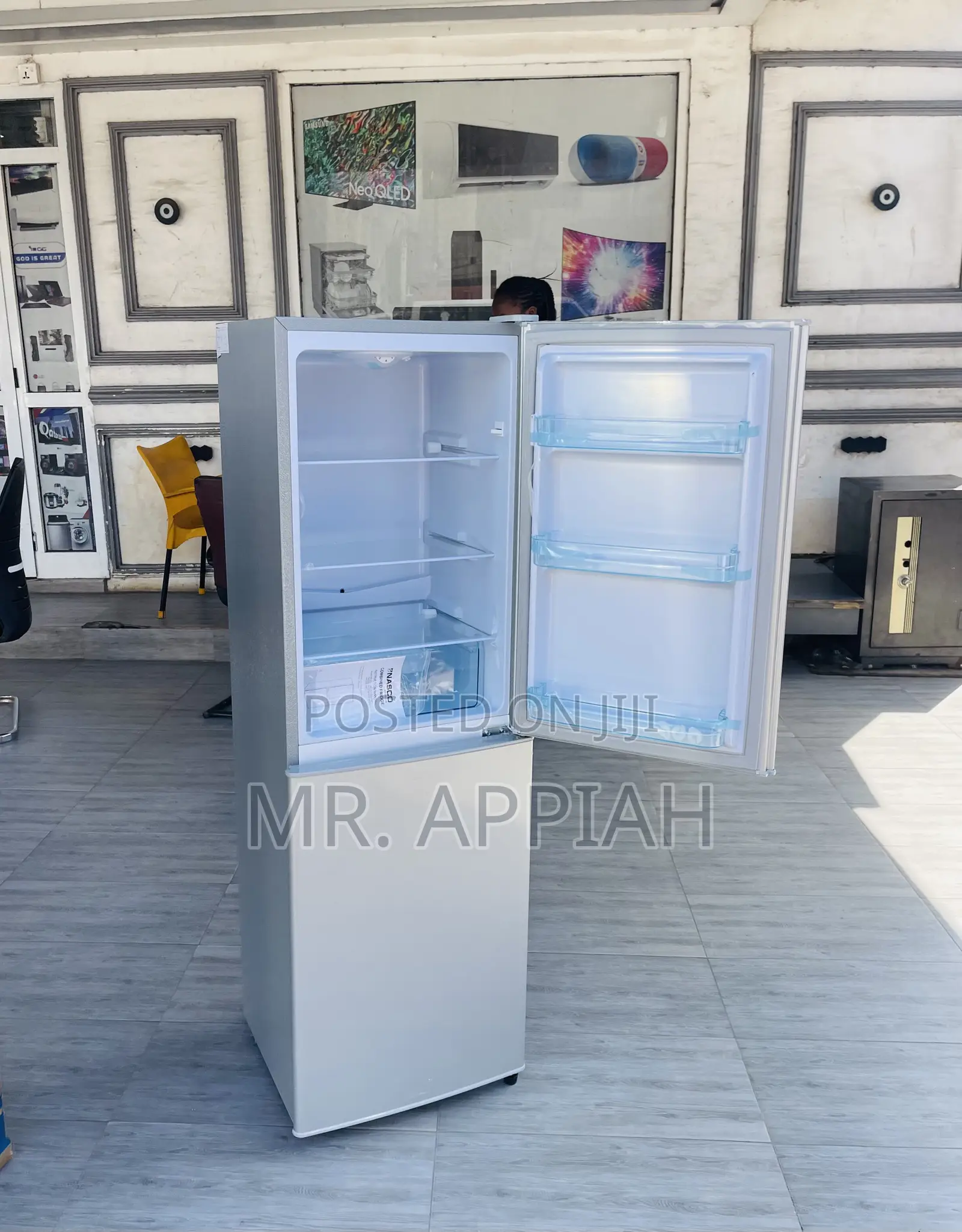 Cooling Efficient Nasco Nas2-20fl 158L 2 Door Fridge.