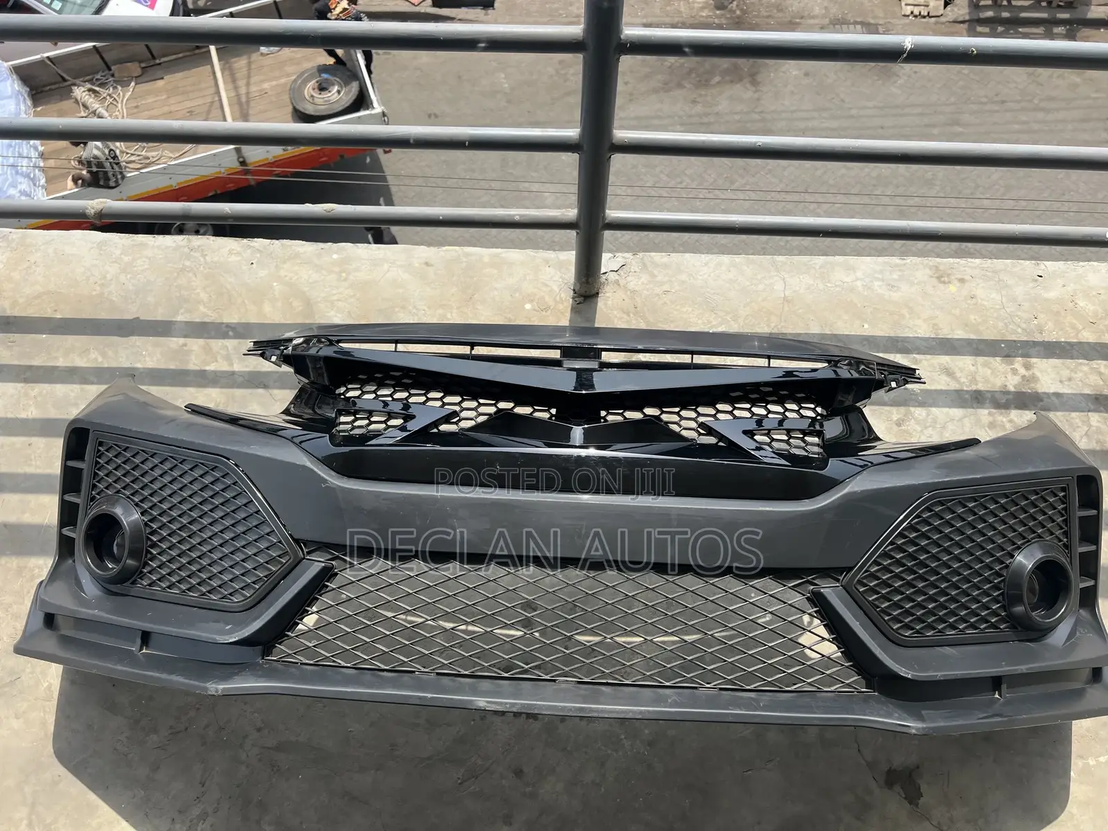 Front Bumper Spoiler Face Kit for Honda Civic Body Kit