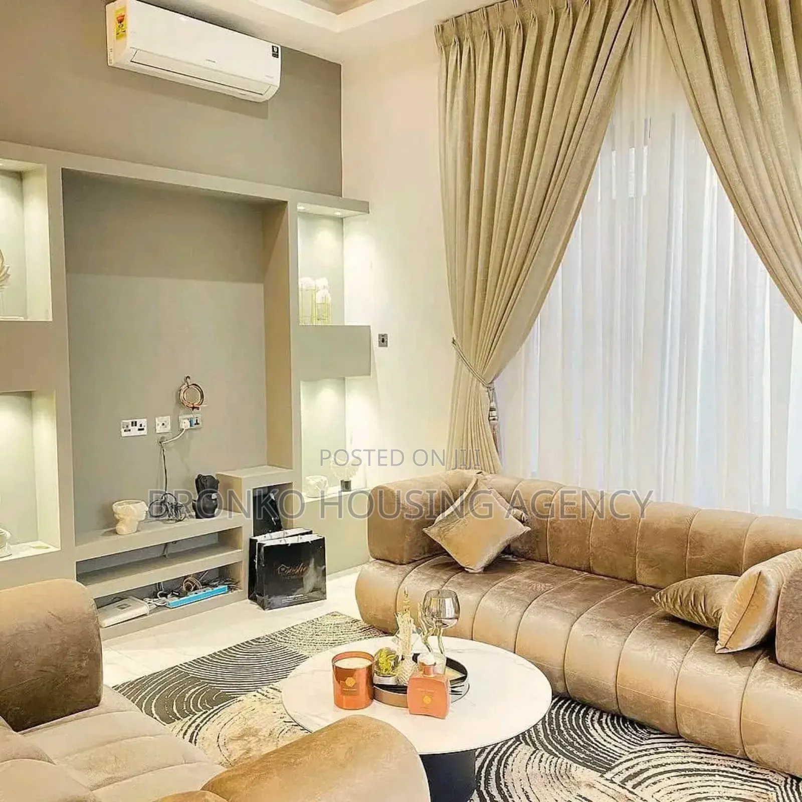 Furnished 4bdrm House in Bronko Housing, East Legon for rent