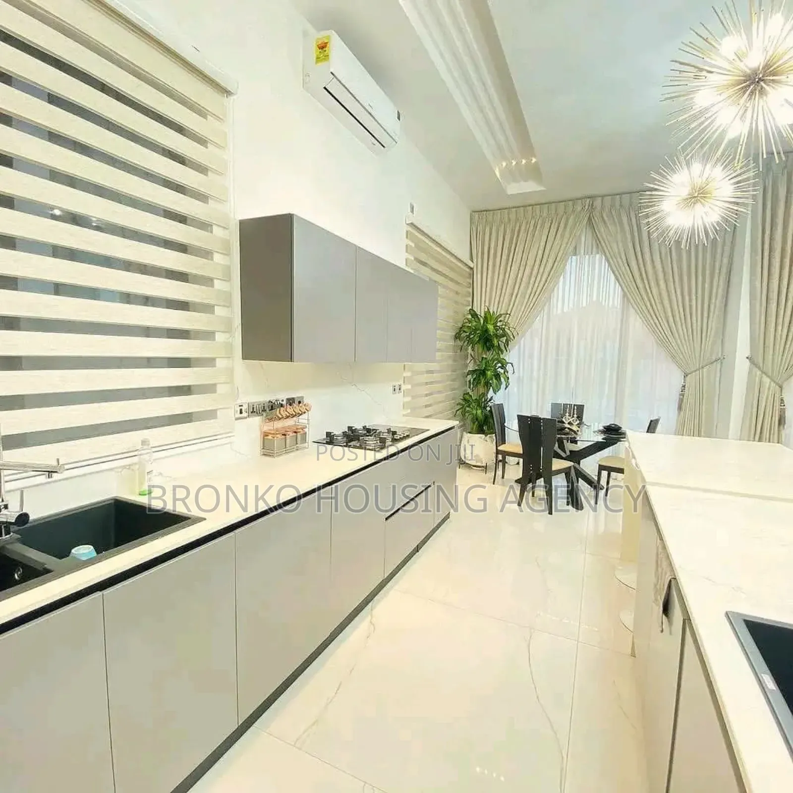 Furnished 4bdrm House in Bronko Housing, East Legon for rent