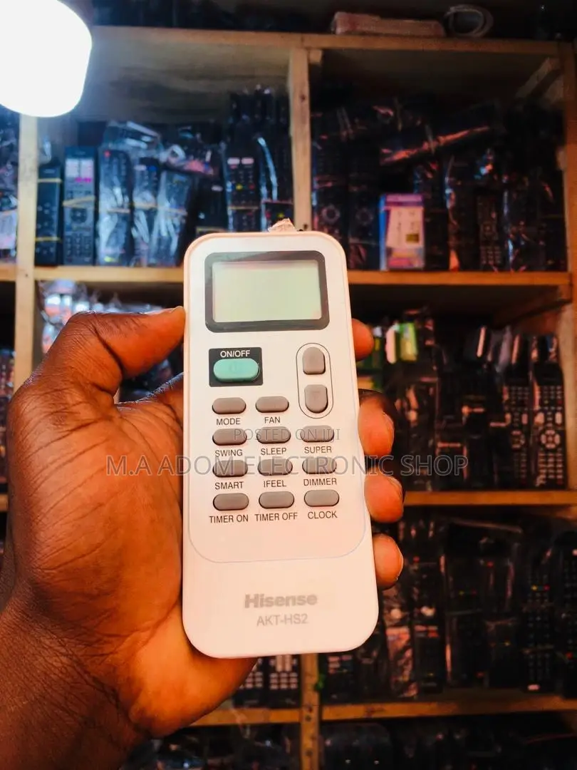 Effortless Cooling: Brand New Hisense AC Remote