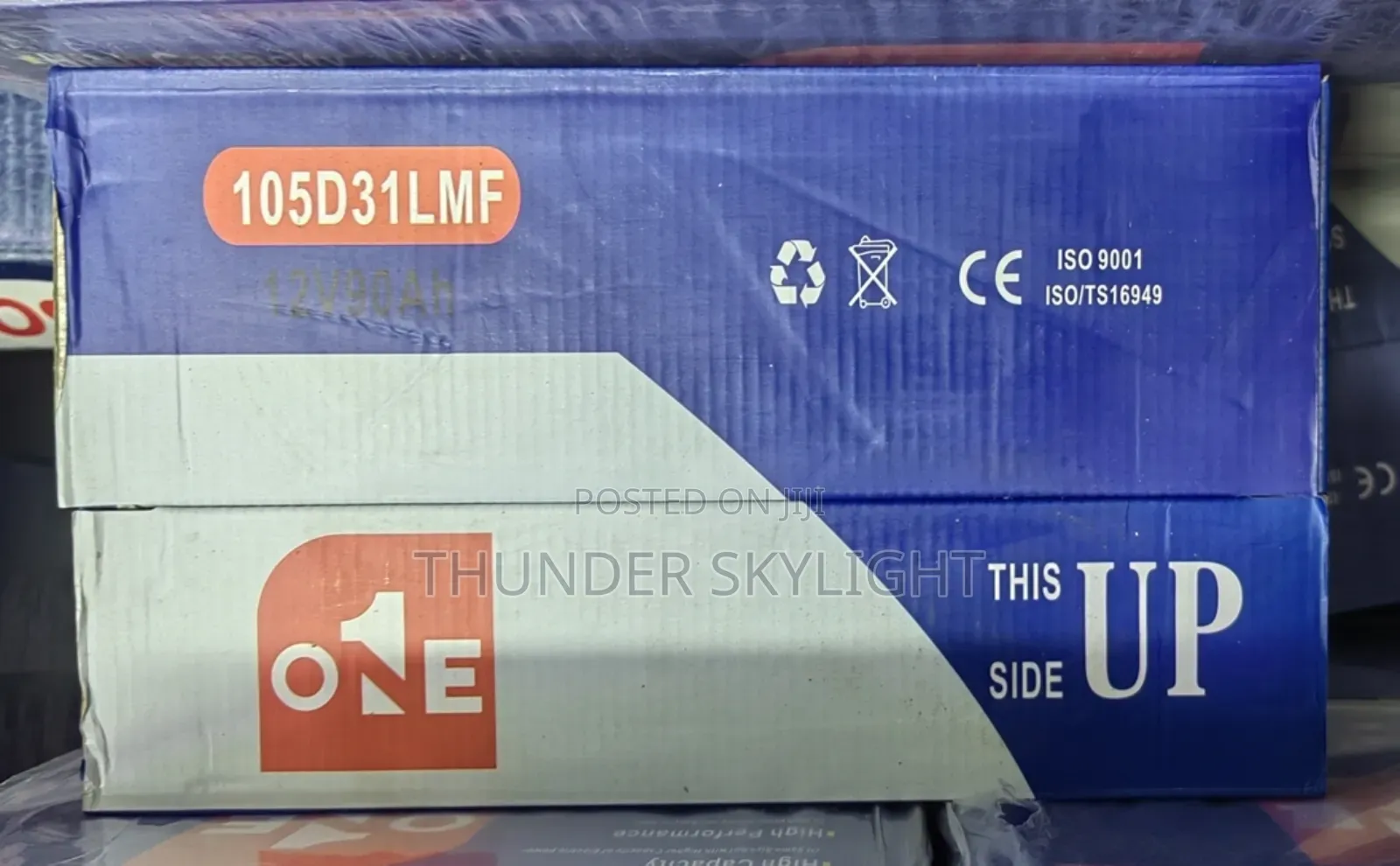 17 Plates Battery 90 AH O1e 12 Months Warranty 105D31L