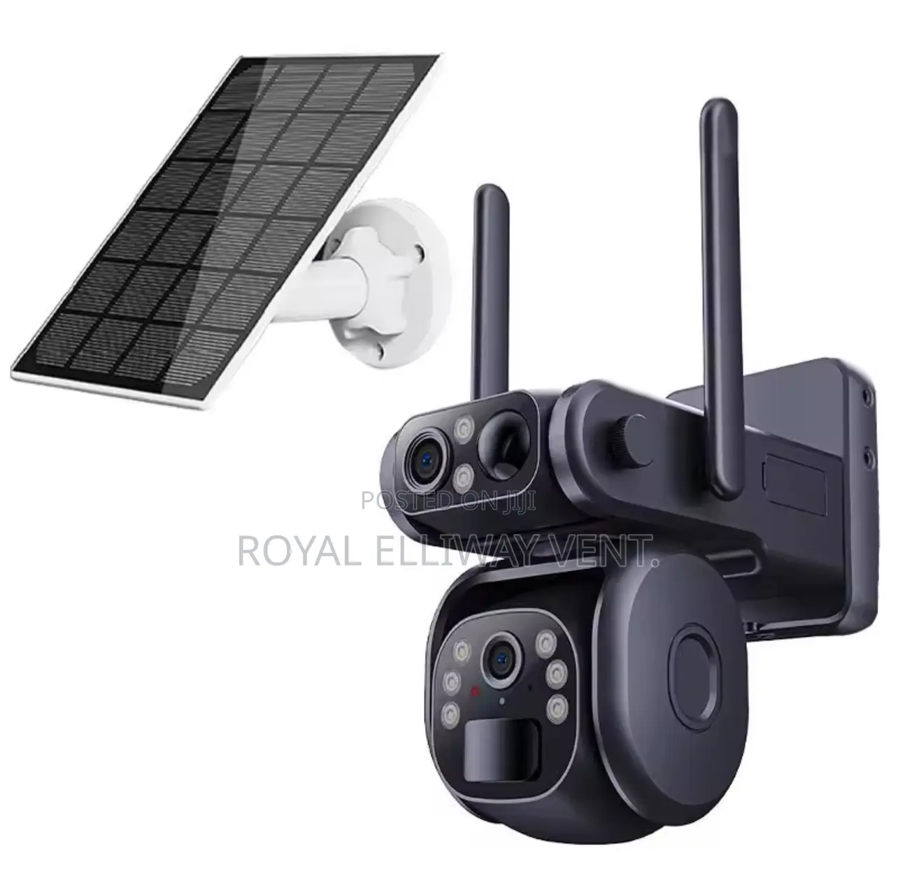 6mp CCTV Solar Camera 2 Lens 4g Sim Card(Mtn and Vodafone)