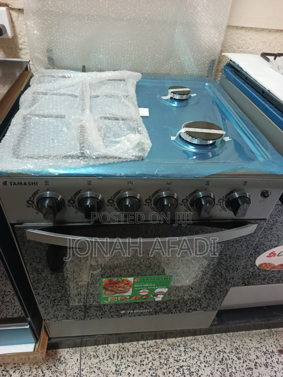 Tamashi 60x60 Cm 4 Burner Gas Cooker With Oven and Grill