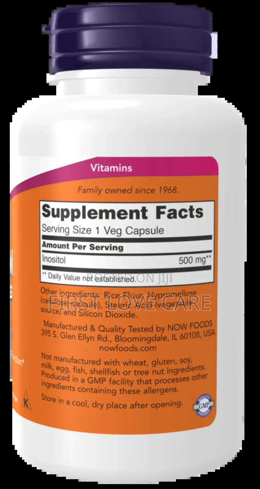 Now Inositol Capsule