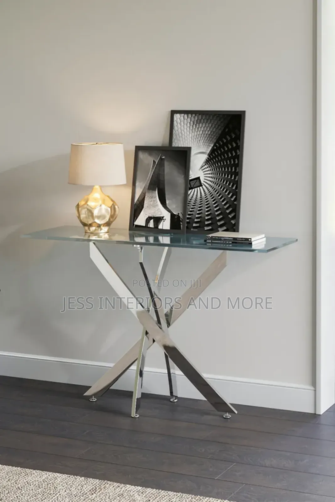 Console Table (Glass Top)