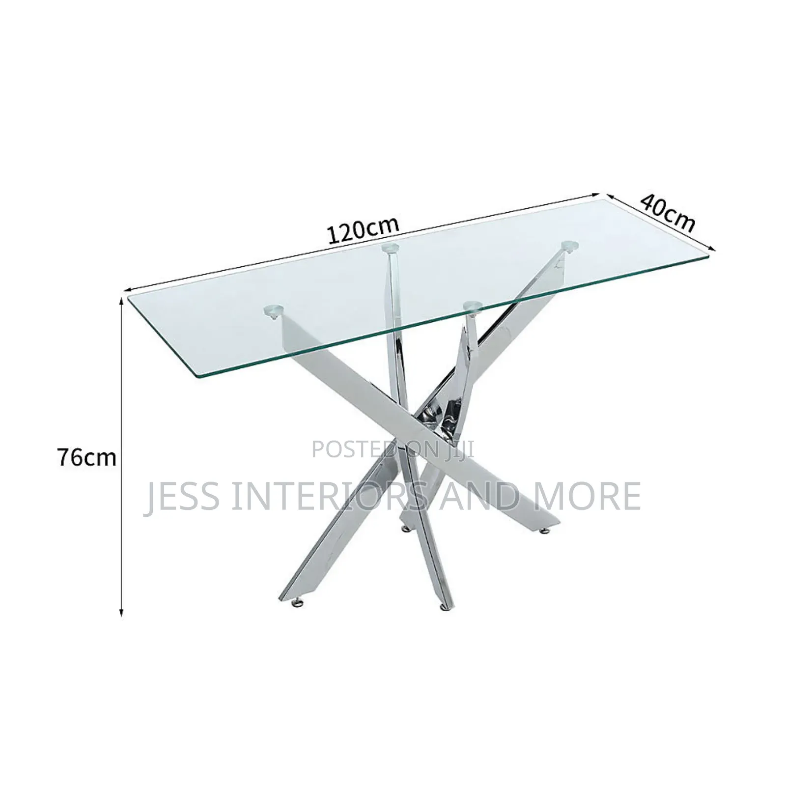 Console Table (Glass Top)