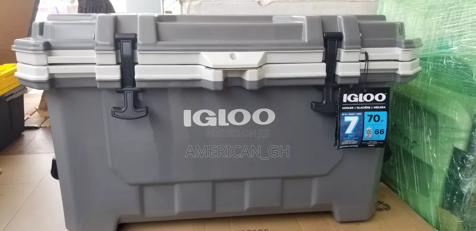 Igloo IMX 70 QT Hard Sided Cooler, Gray