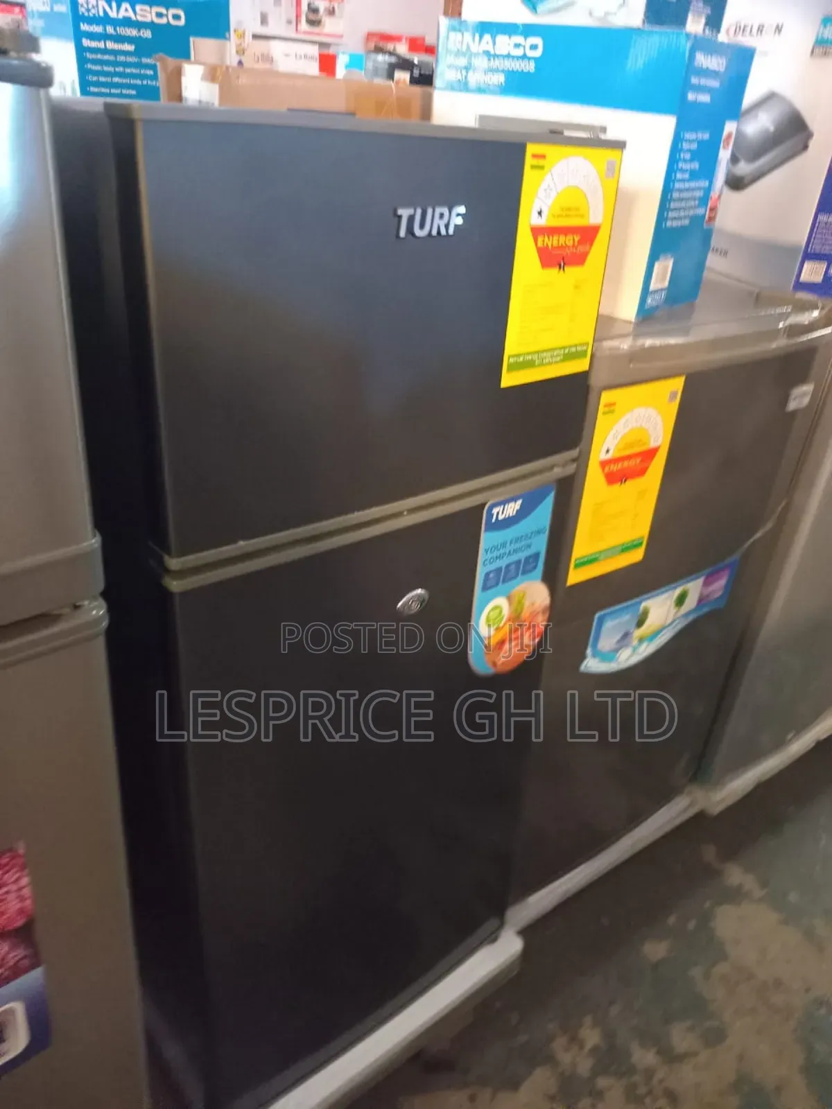 Turf Double Door Fridge: Cool Spacious