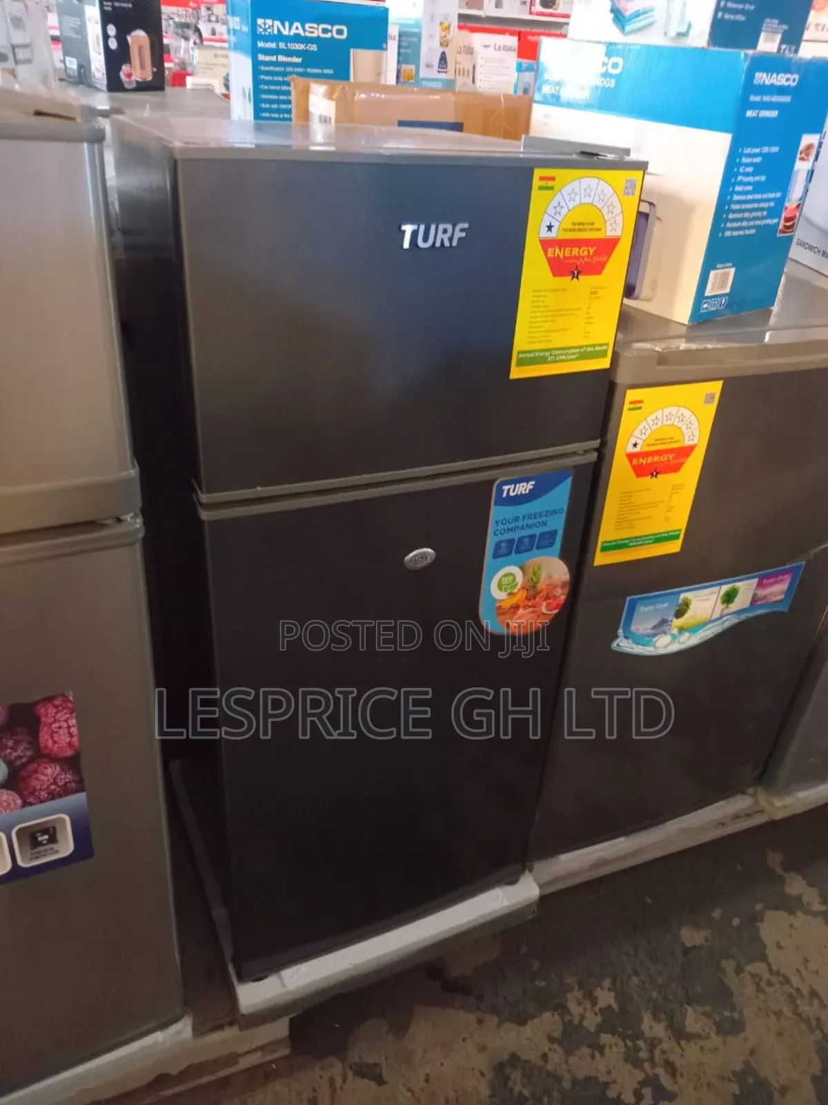 Deep Cooling With Turf Double Door Fridge