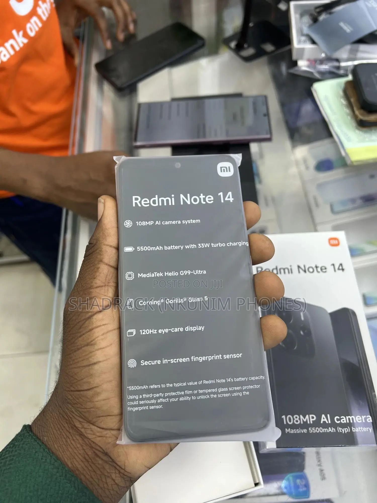 New Xiaomi Redmi Note 14 4G 256 GB Black