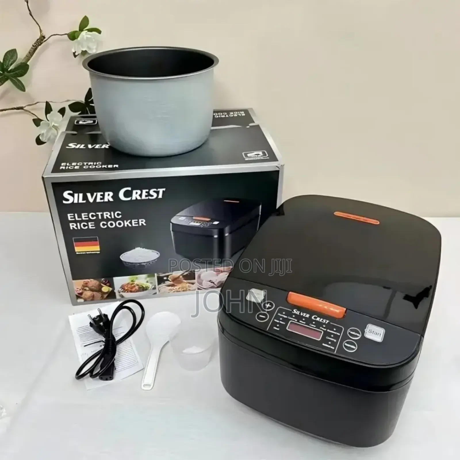 Silver Crest Rice Cooker Black