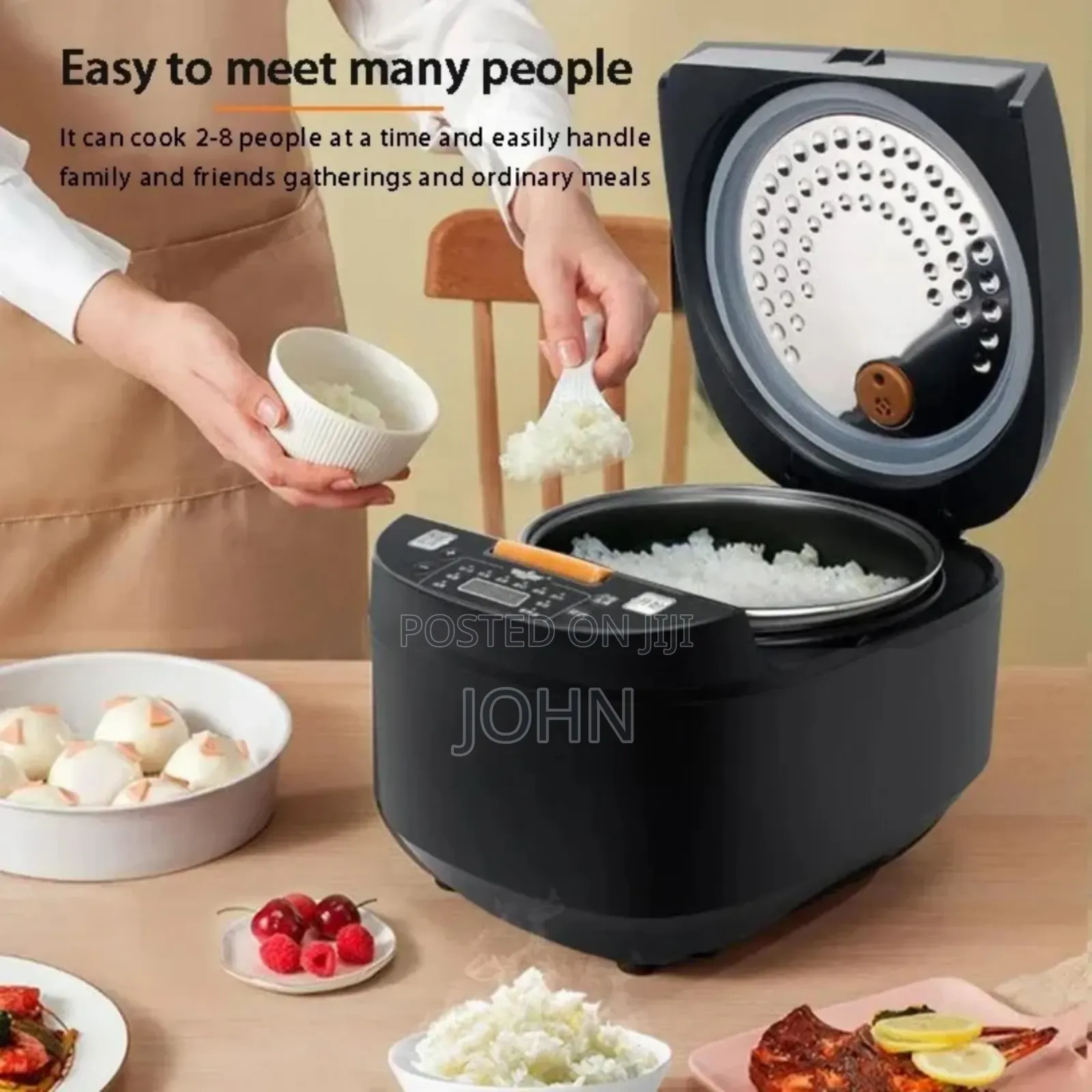 Silver Crest Rice Cooker Black