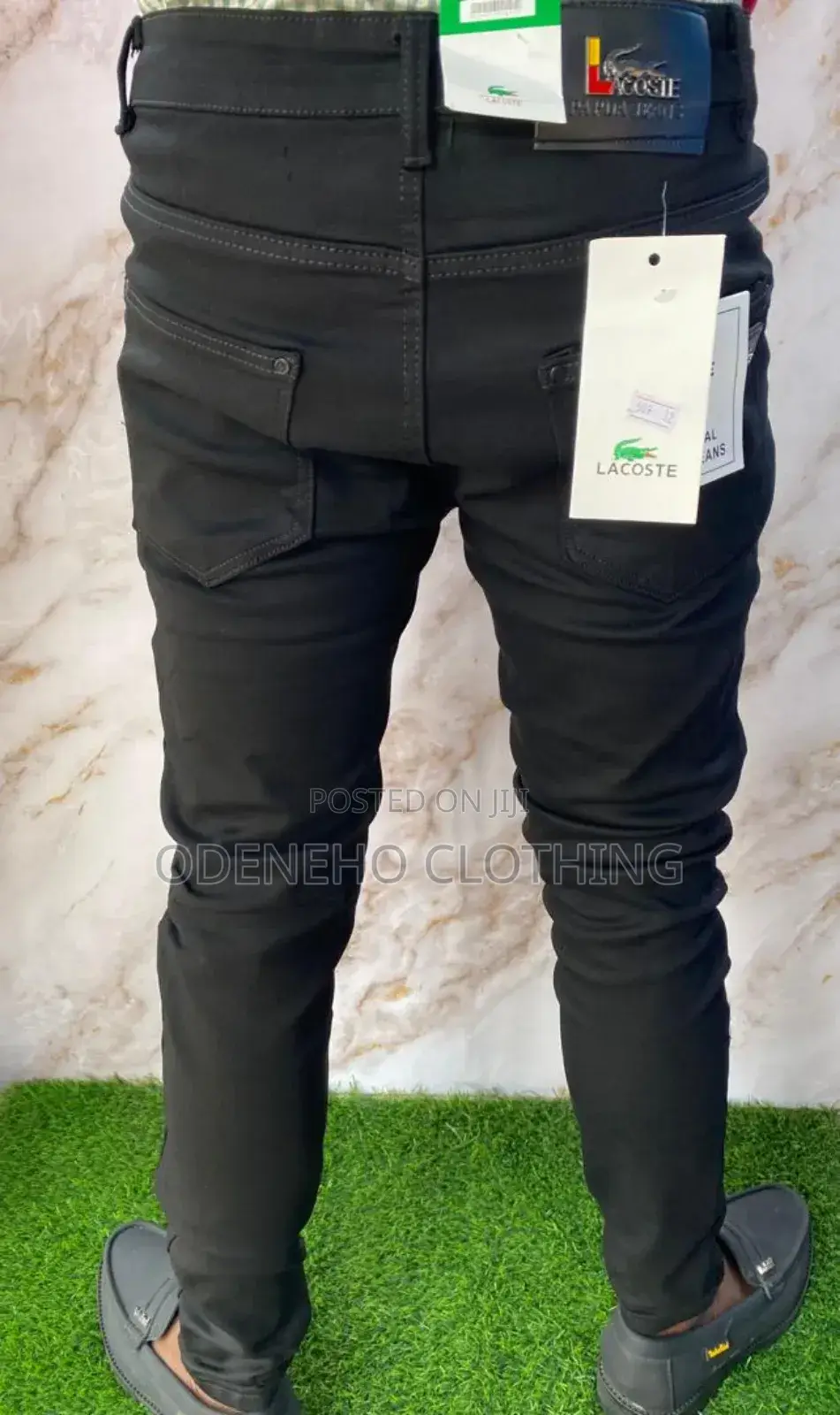 Lacoste Black Jeans Trousers for Men