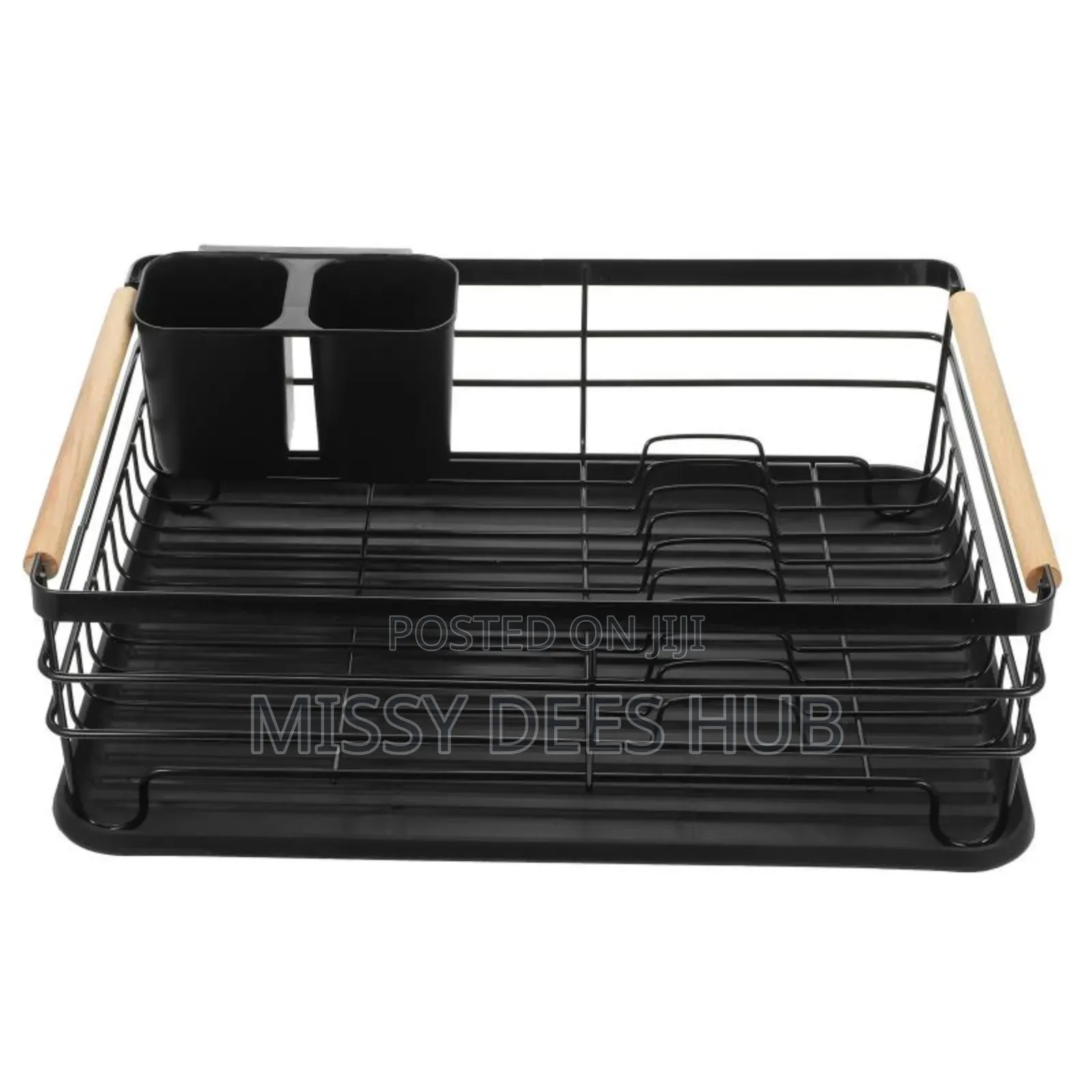 Dish Rack With Wooden Handles