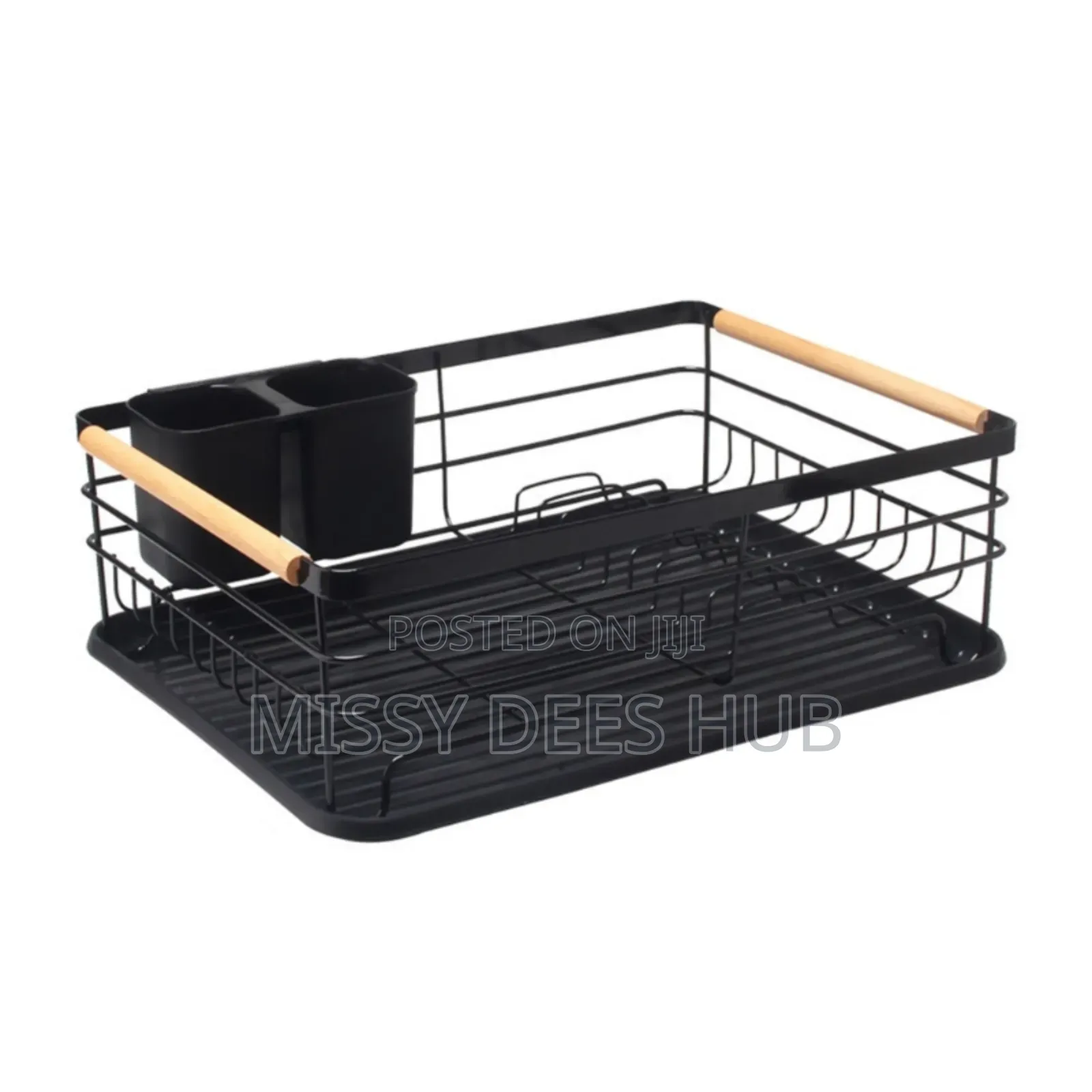 Dish Rack With Wooden Handles