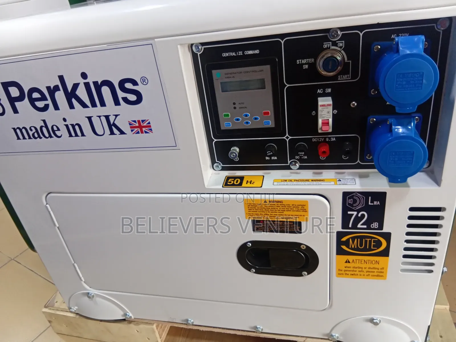 Super Efficient Powerful 10kva Perkins Diesel Gen Set