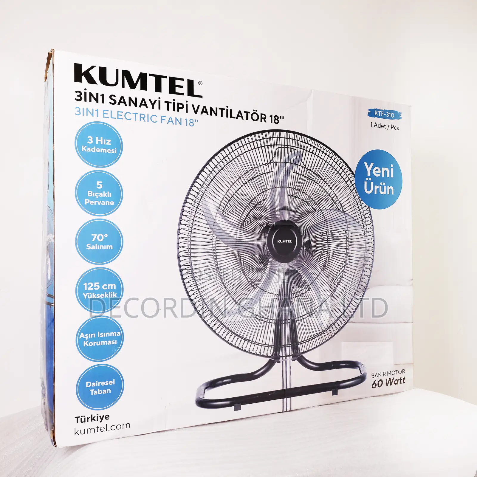 Kumtel Standing Fan