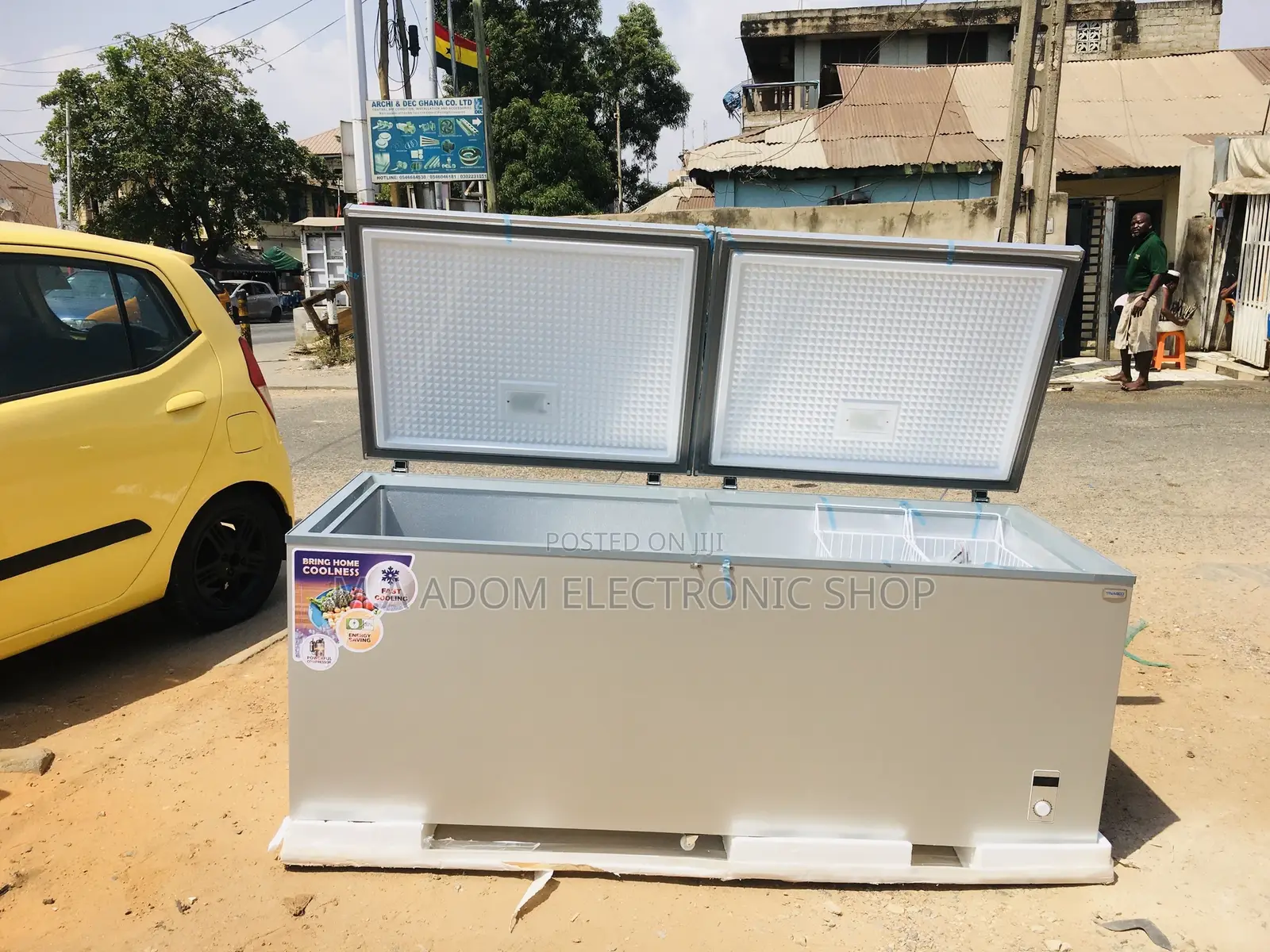 Nasco 800 Litres Chest Freezer Double Door With Led Light