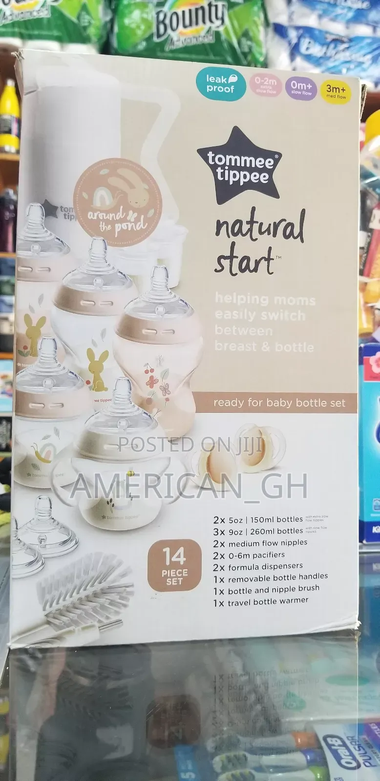 Tommee Tippee Natural Start Feeding Bottles, 14pcs Set