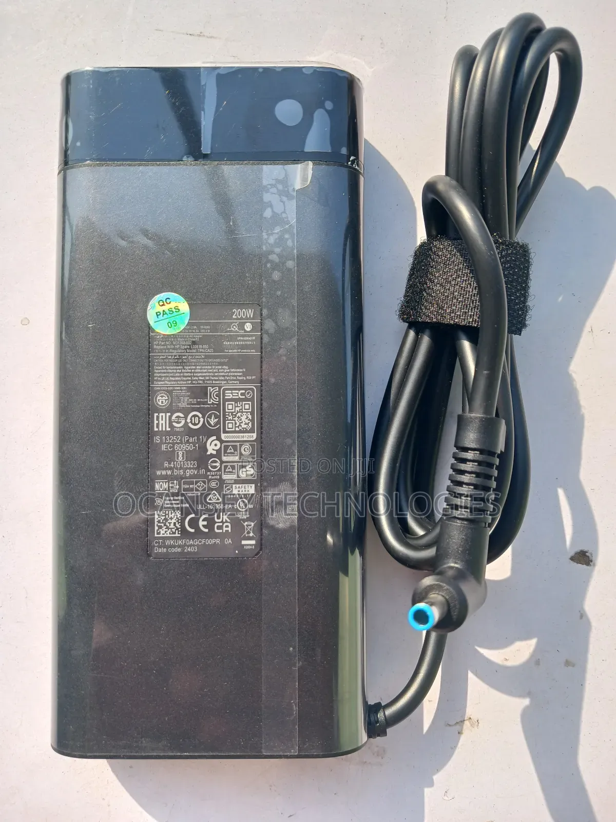 Original HP Blue Pin 200W Adapter / Charger