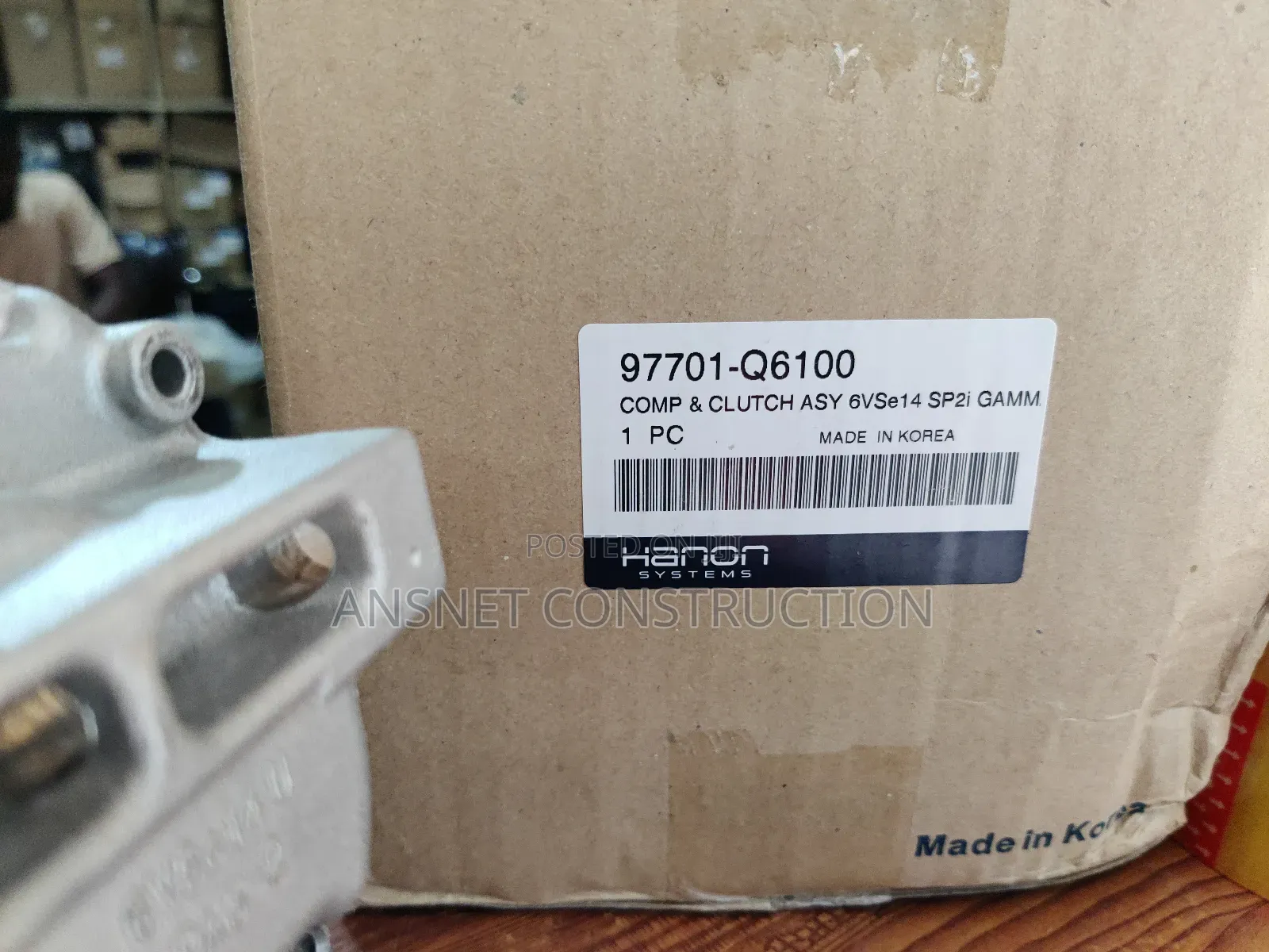 Hyundai Creta 2022 AC Compressor - Korea