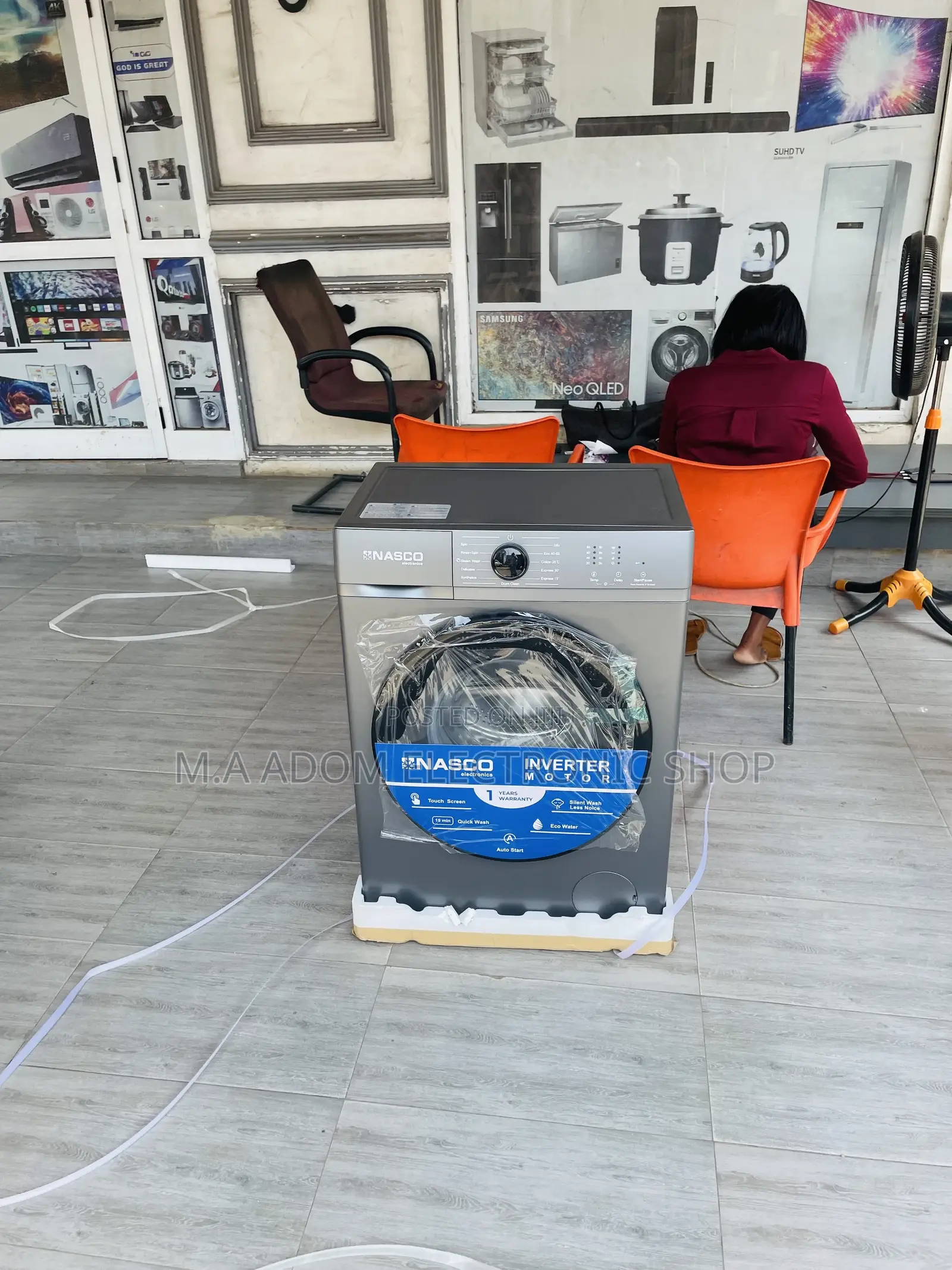 Laundry Made Easy With Midea 6kg Front Load Washing Machine.
