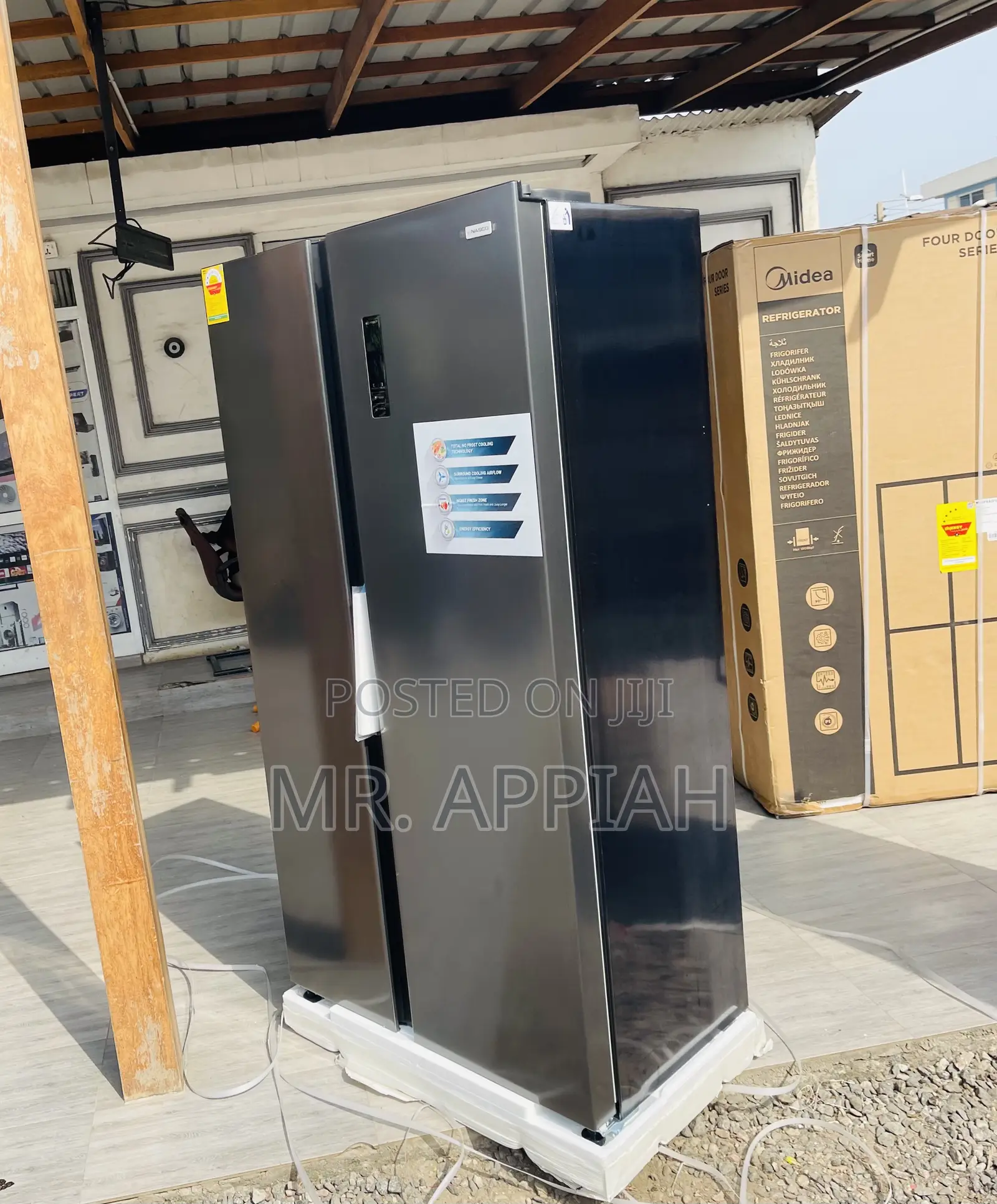 Super Cooling Nasco Side by Side Electric Fridge.