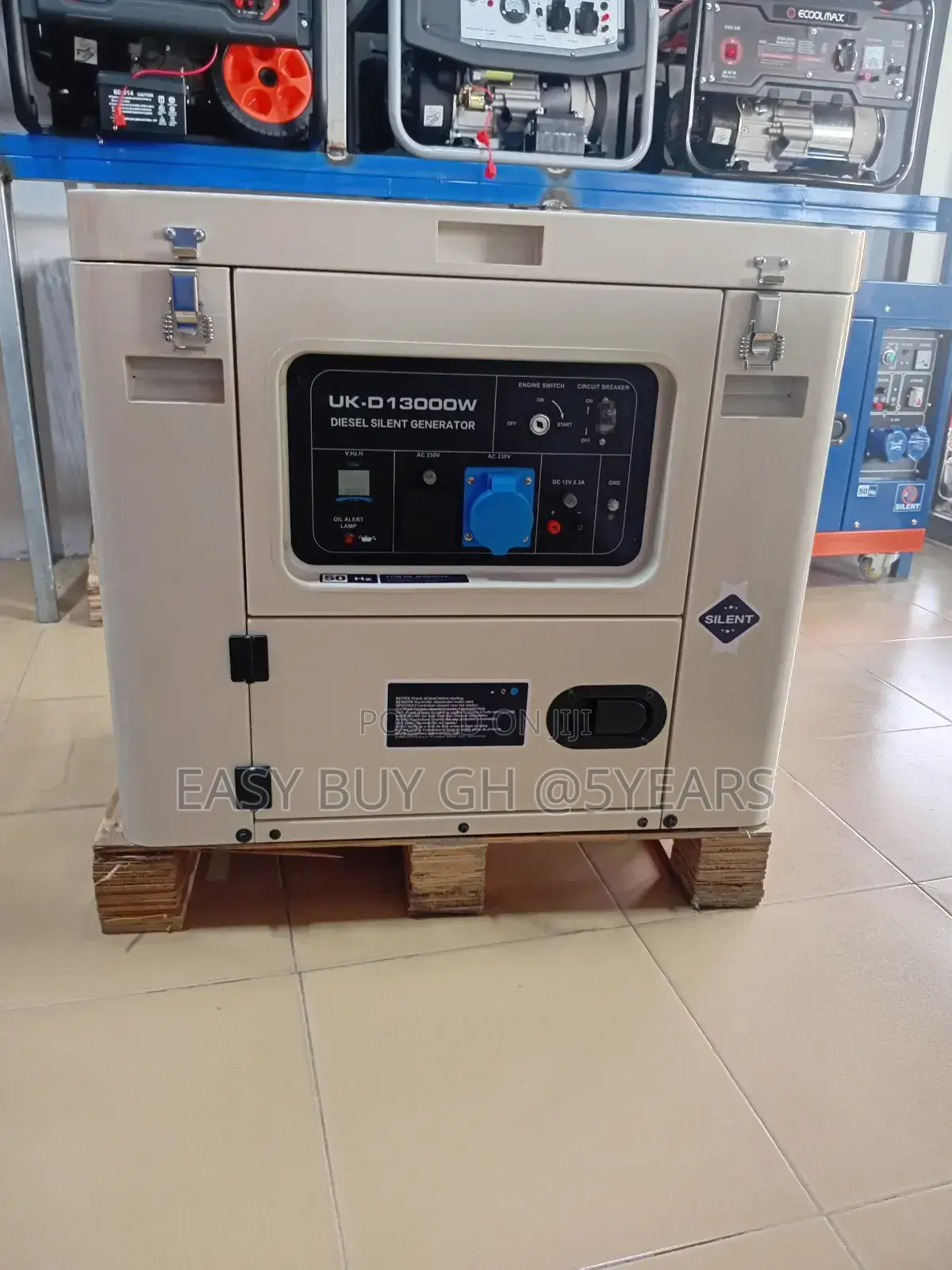 Portable Uk Made Silent Diesel Generator 10kva 13kw