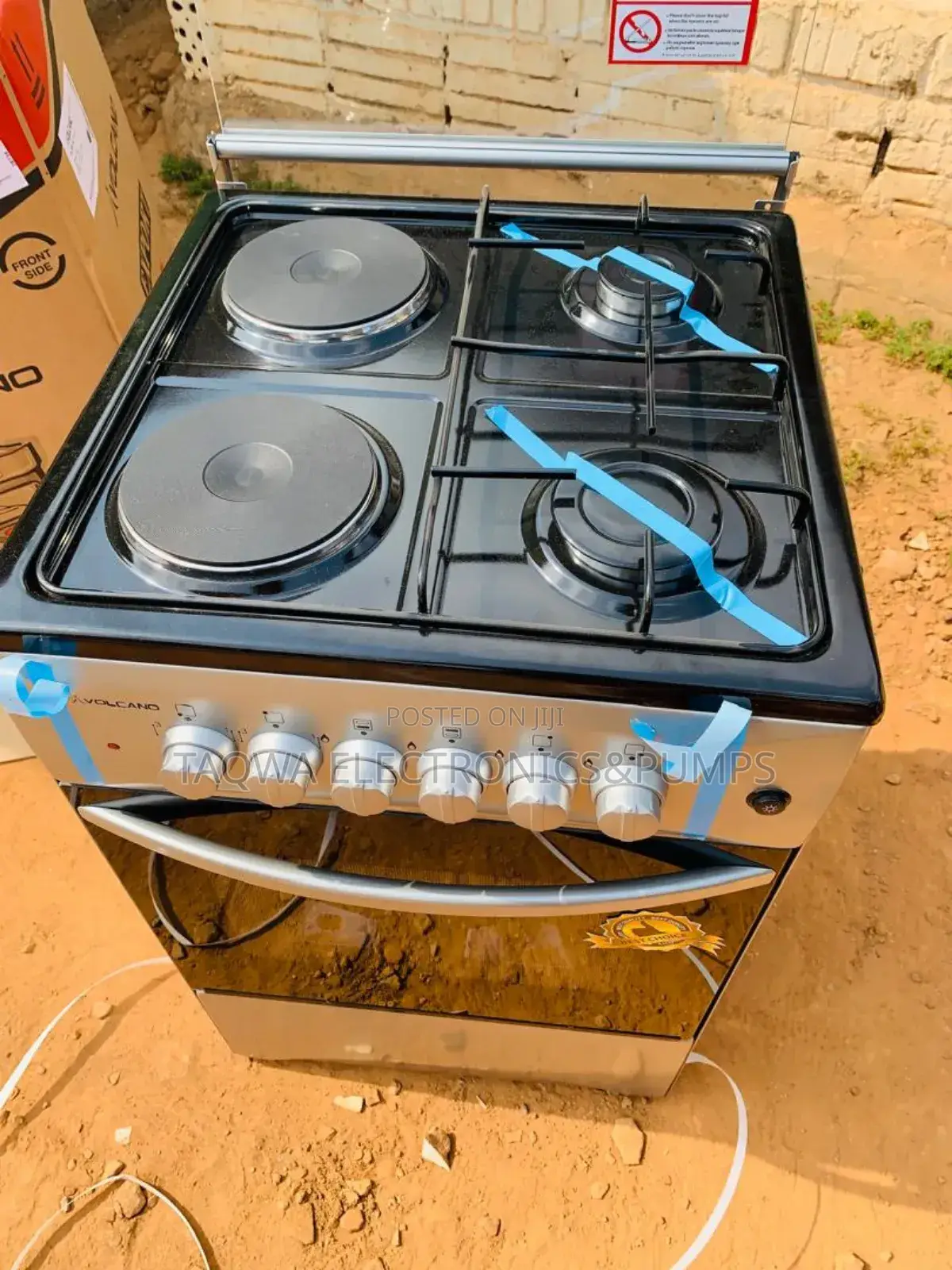 Top Electric and Gas Volcano 4 Burner