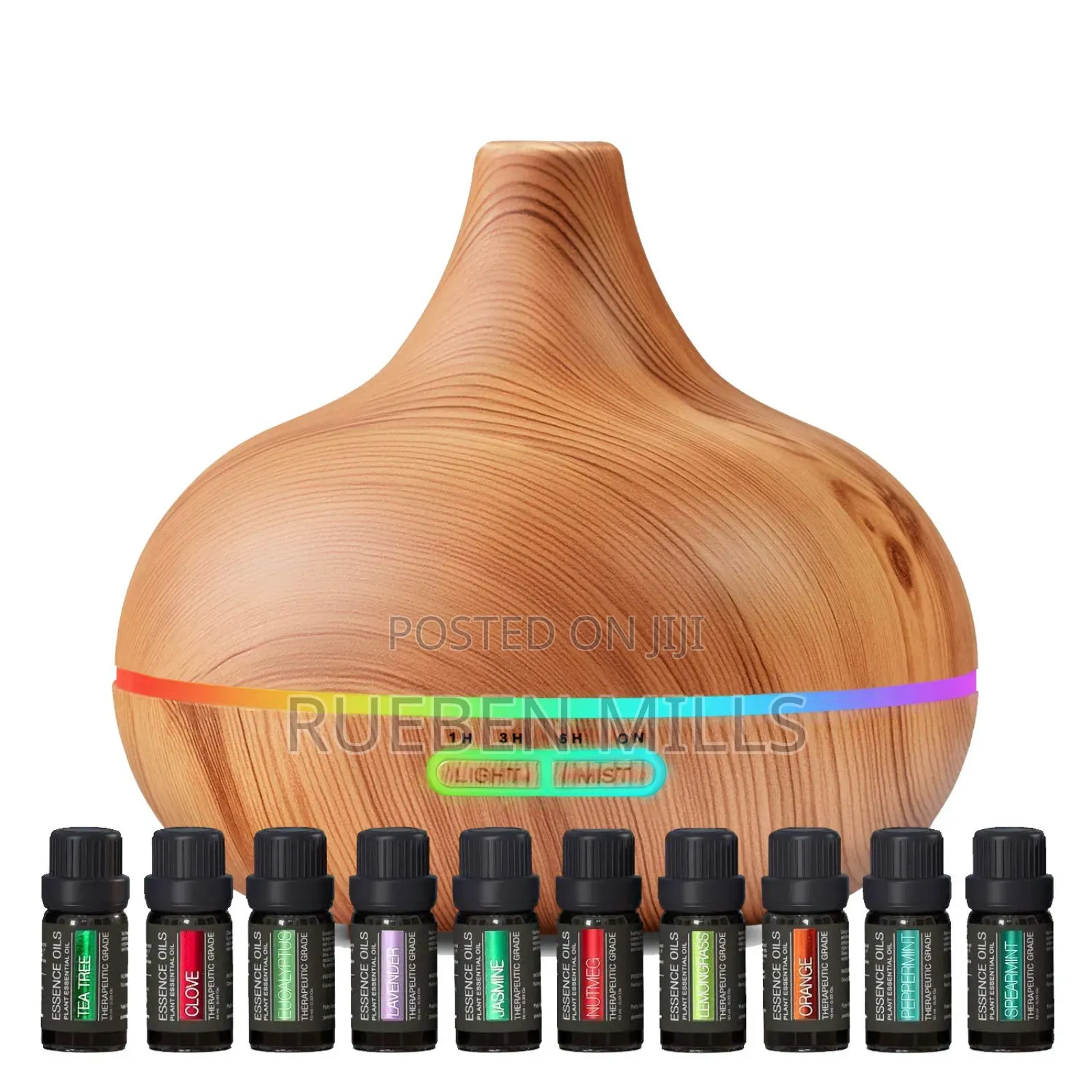 Ultra-Quiet Essential Oils Diffuser With Light