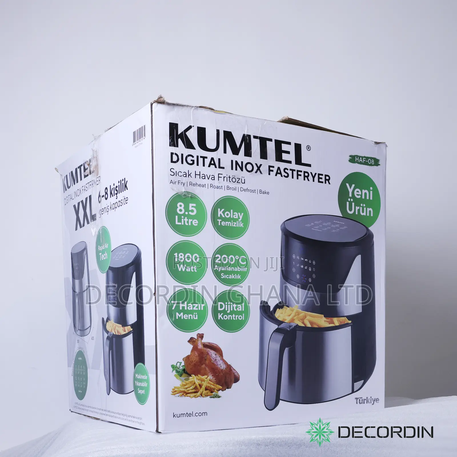 Digital Inox Fastfryer Airfryer