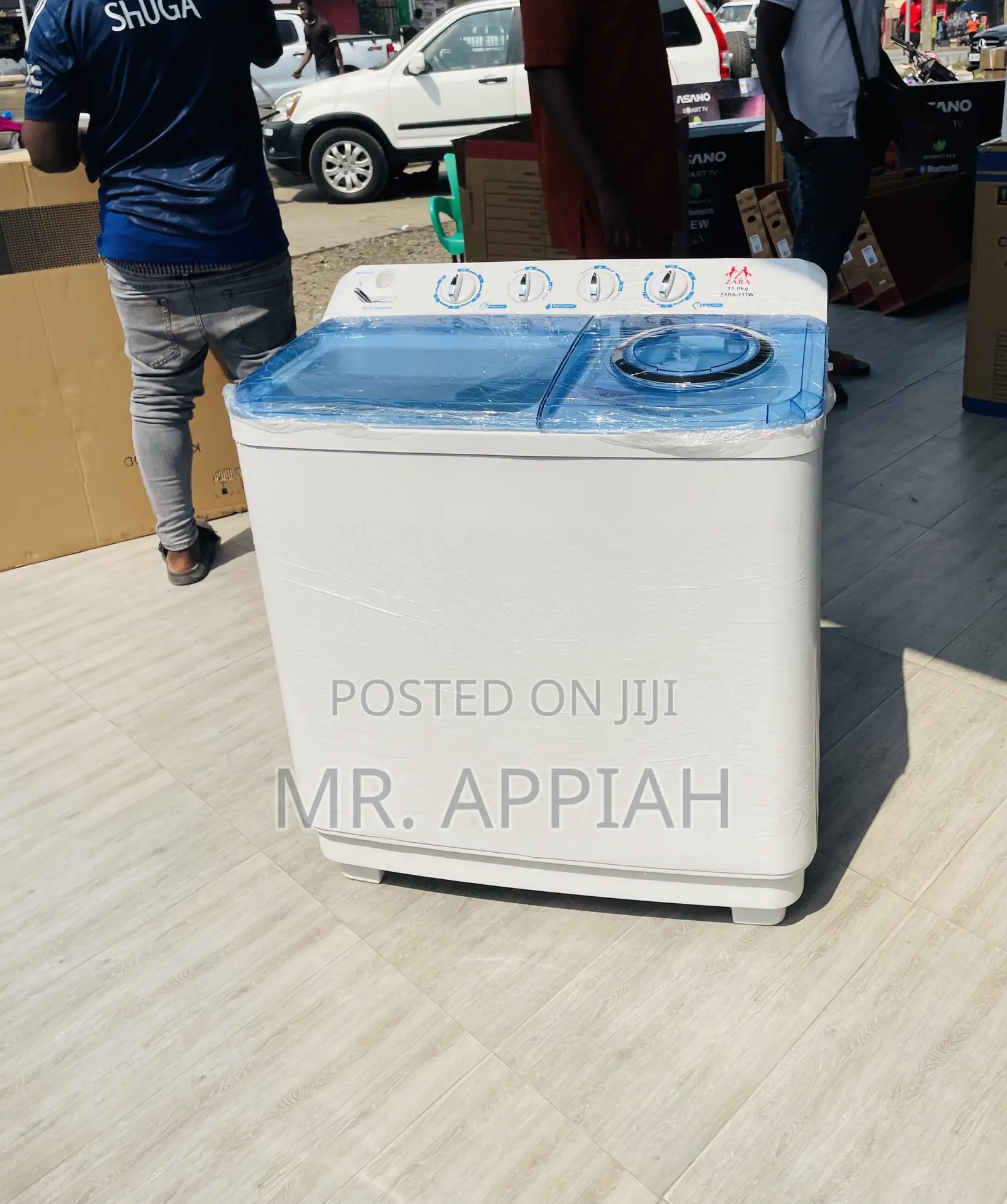 Powerful Performance Zara 11kg Semi-Auto Washing Machine.