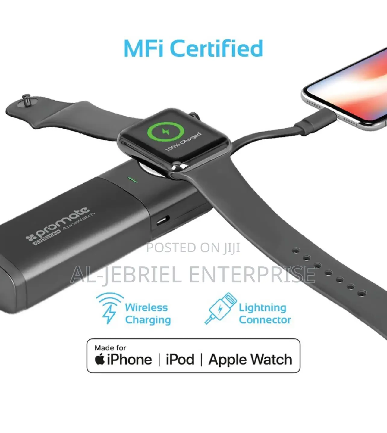 Ultra-Compact 6700mah Promate AURAWATCH Multi Powerbank