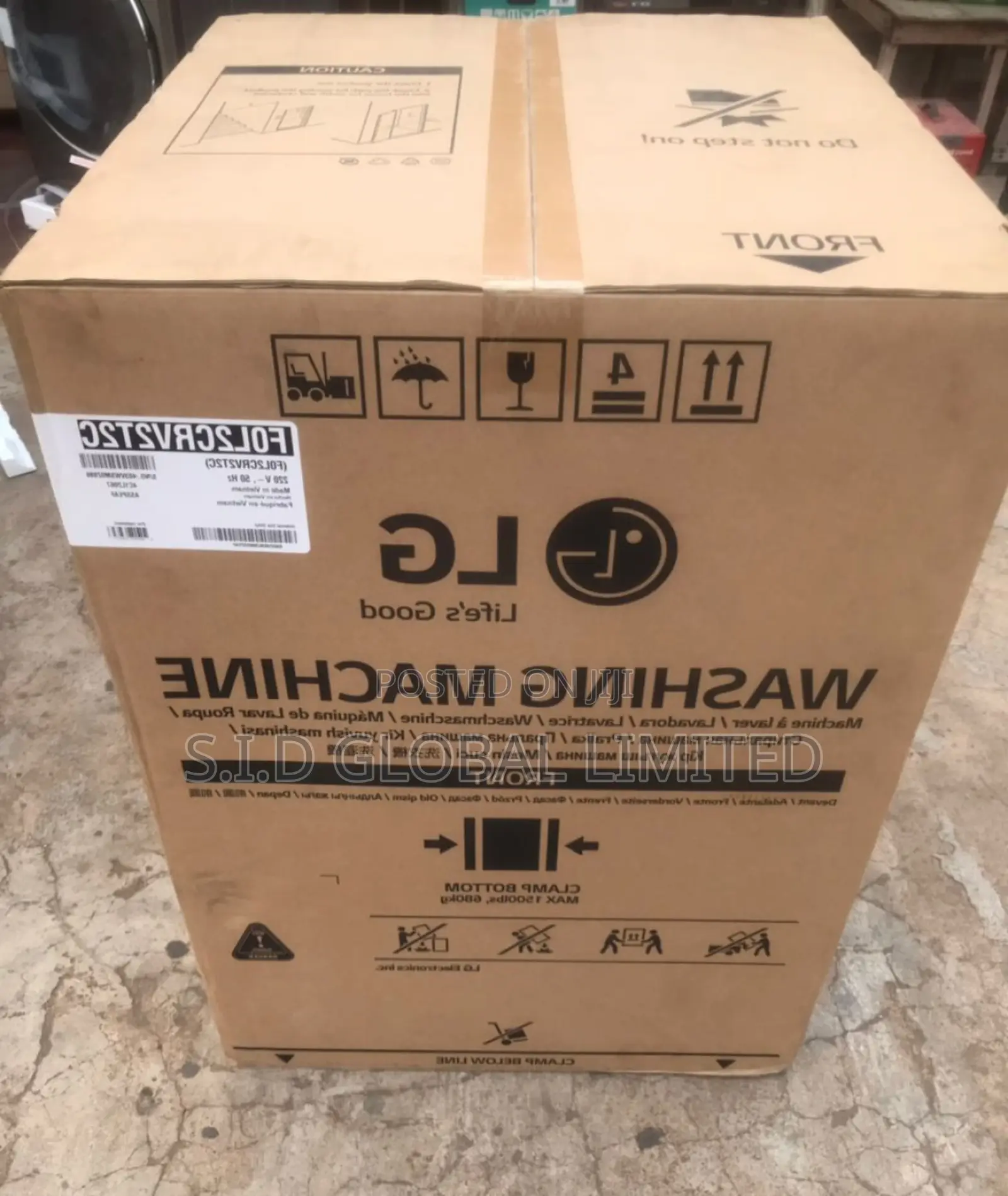 Happy Living With LG 17/10 Kg Front Load Washer Dryer