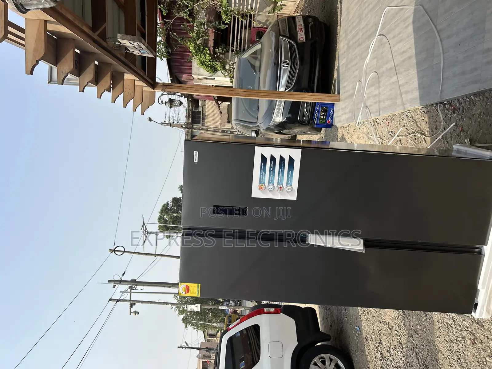 Very Affordable Side by Side Nasco 600L Fridge Two Doors