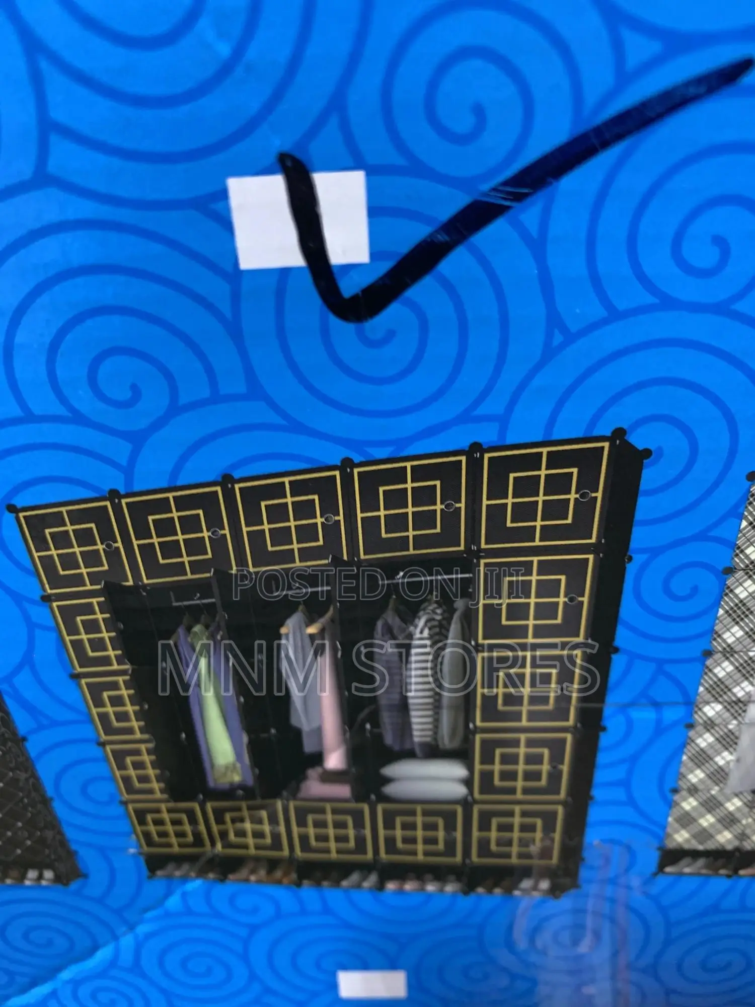 25 Cubes Plastic Wardrobe+ Shoe Rack