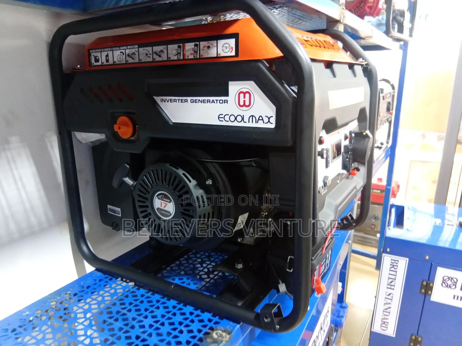14kva Powerful Ecoolmax Inverter Generator Pull Start