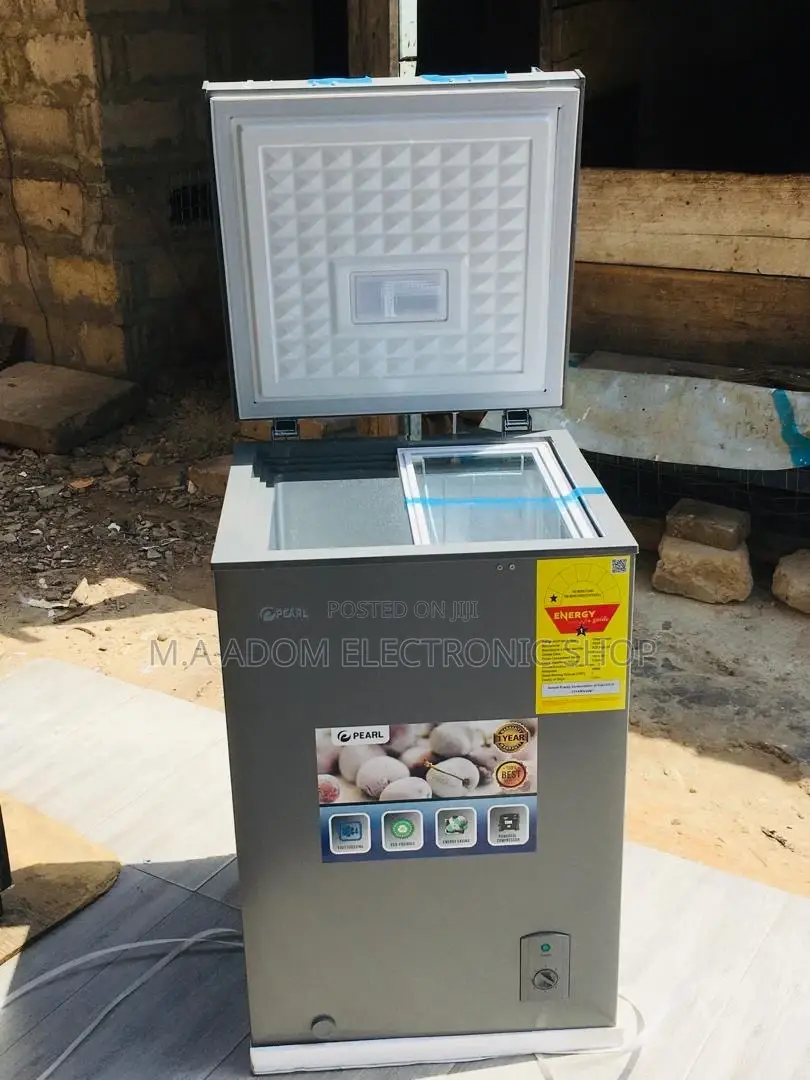 Compact Efficient Pearl 100L Chest Freezer - Fast Freeze