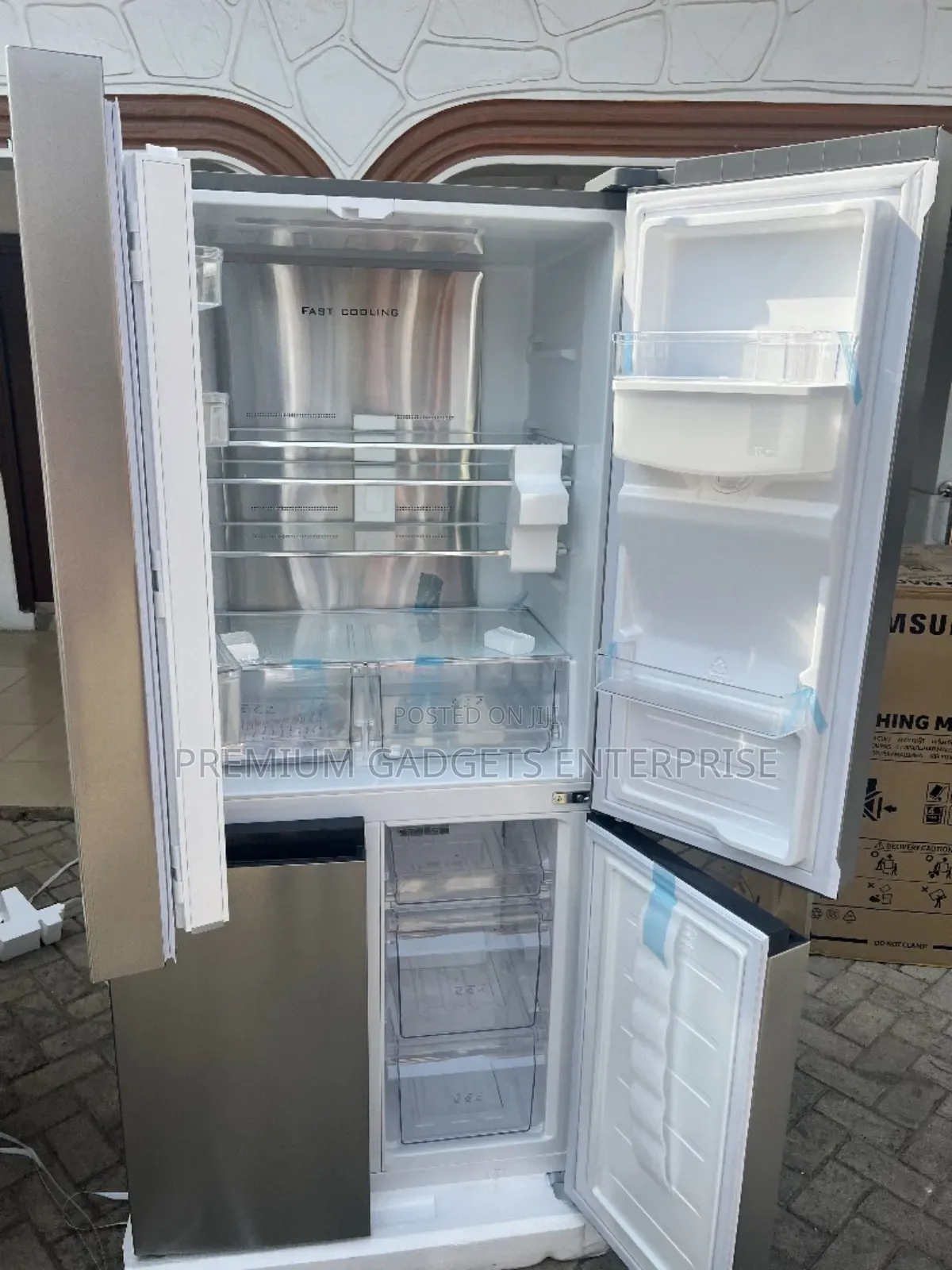 Nasco 522l French Door Fridge, Water Dispenser, Energy Saver
