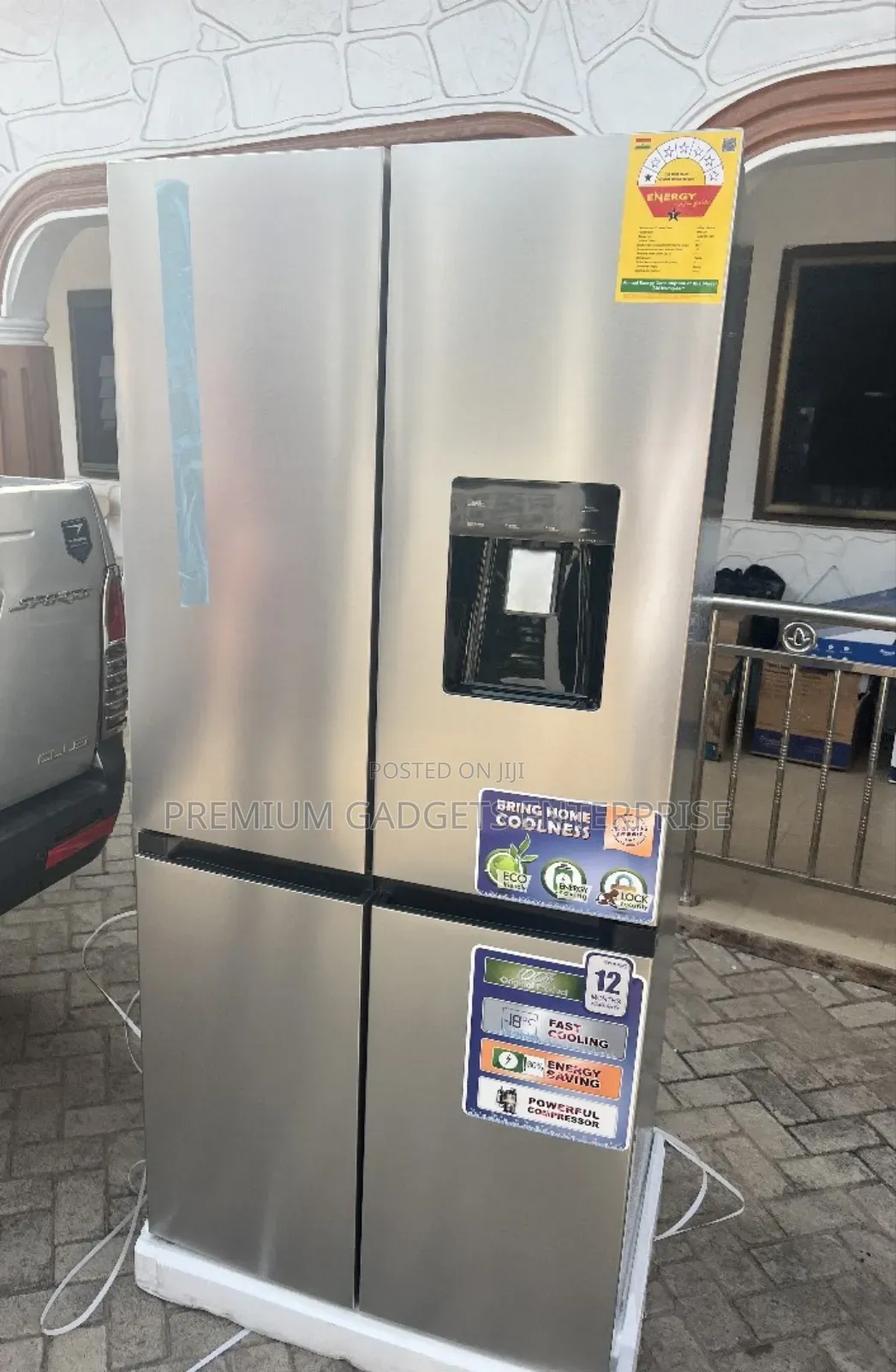 Fast Cooling French 4 Door Nasco Refrigerator 522 Litres
