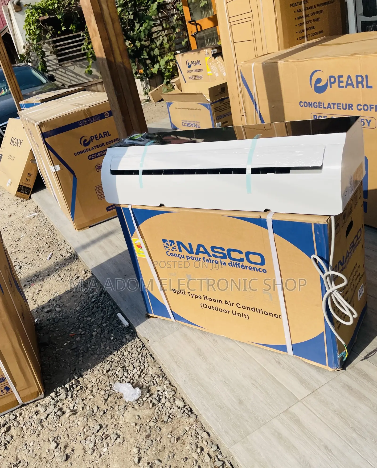 Elegant Nasco 2.0hp Split Type Air Conditioner(R410)Mirror
