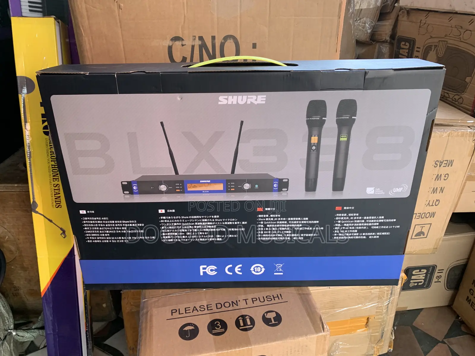 SHURE BLX-338 2-in-1 Digital Wireless Microphone
