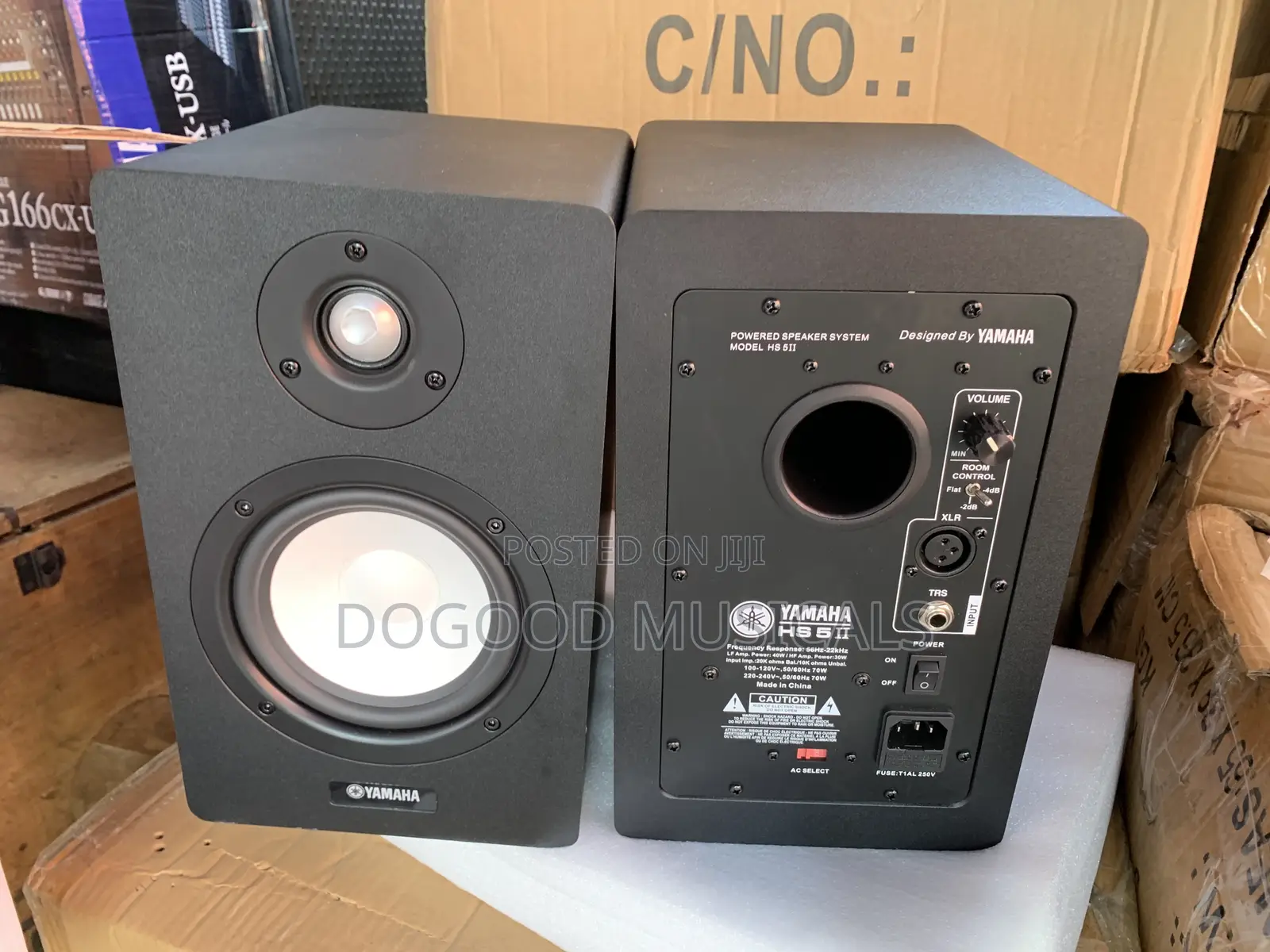 Yamaha Hs-5ii 2-Way 70w Bass Studio Monitors