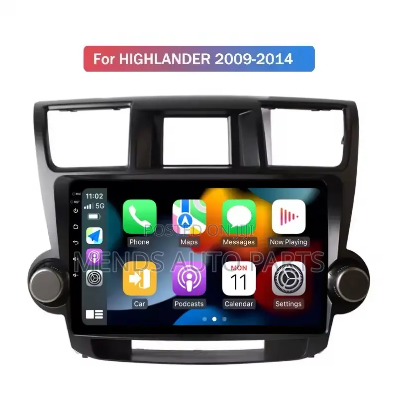 Toyota Highlander 2012 Android Video Car Tape Player