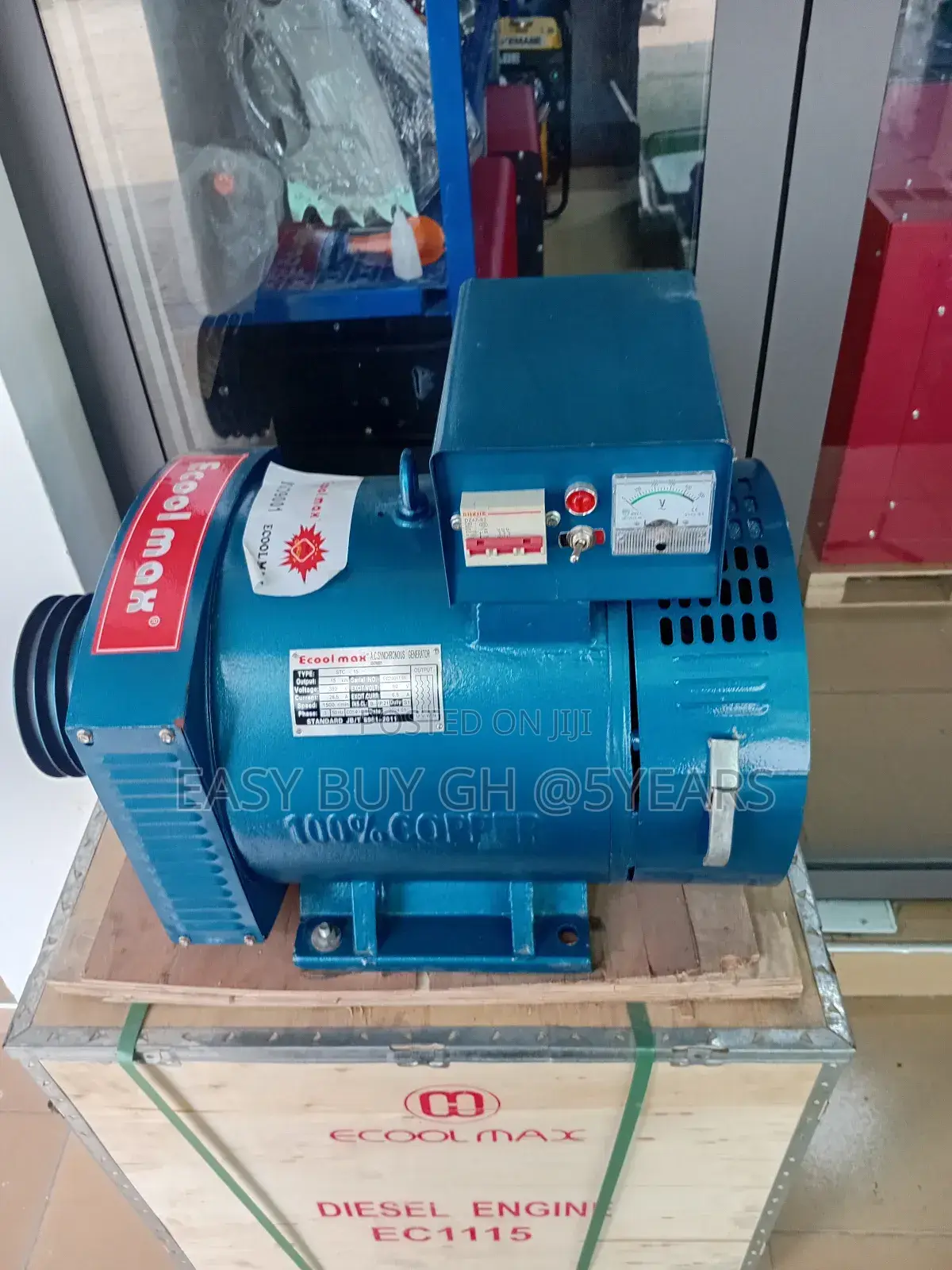 Portable and Strong Body Ecool Max Ac Alternator 15kw 15kva