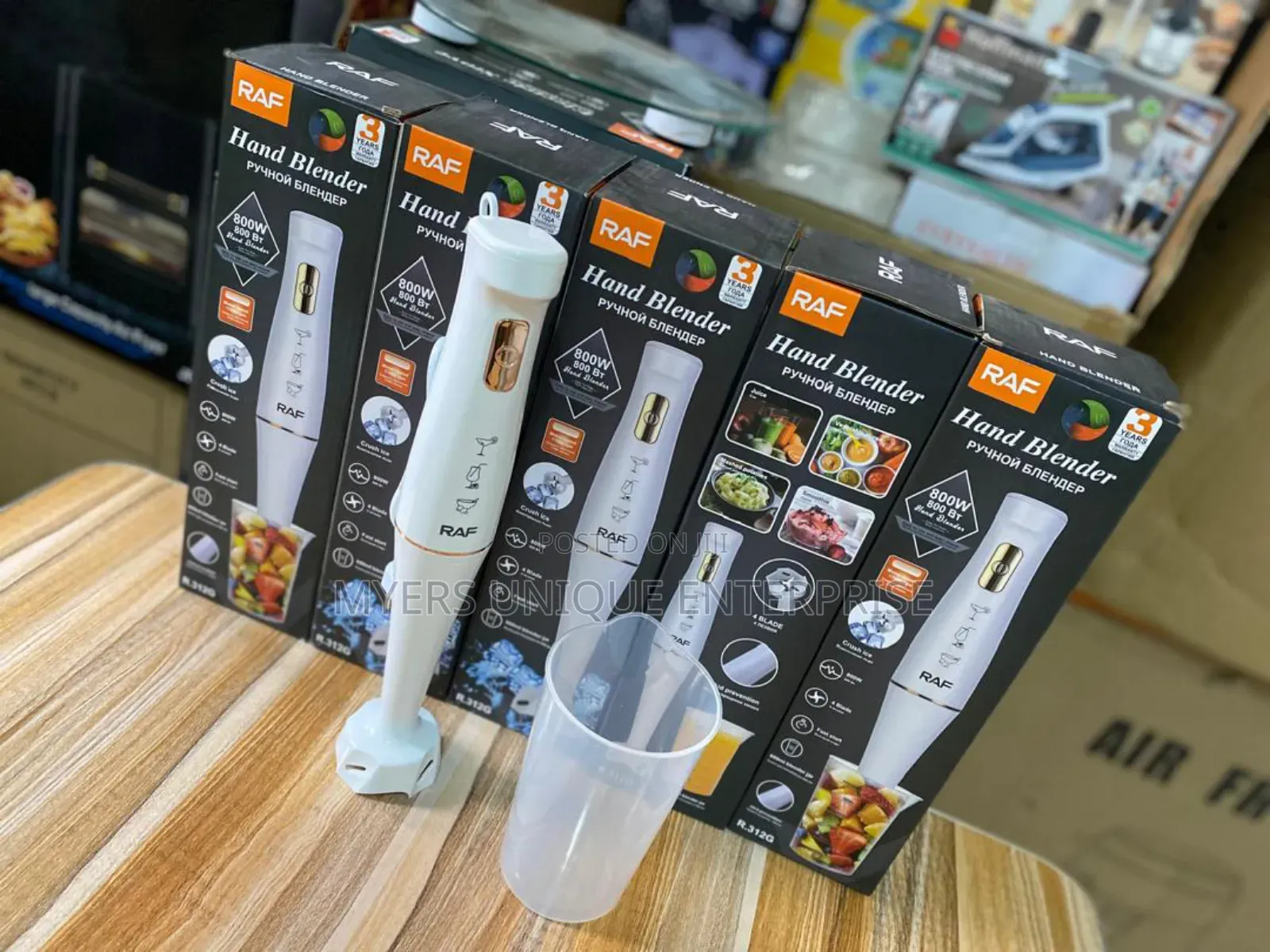 Raf Hand Blender With 600ml Blender Jar