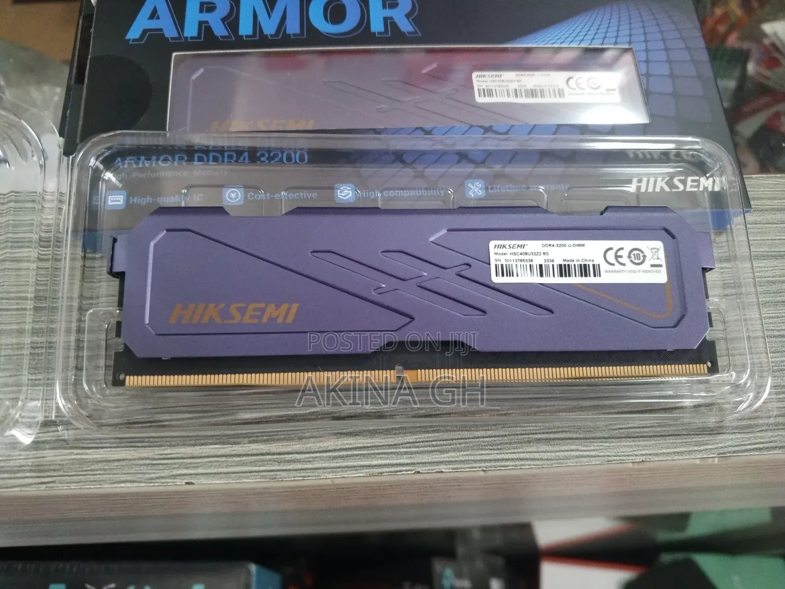 Hikvision Armor Ddr4 3200 8gb Desktop Gaming Ram