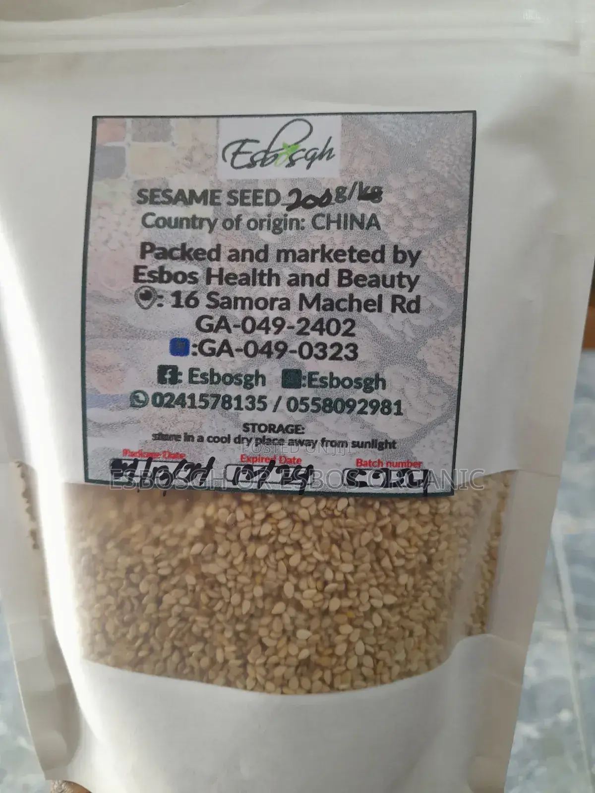 Roasted Sesame Seeds 200g