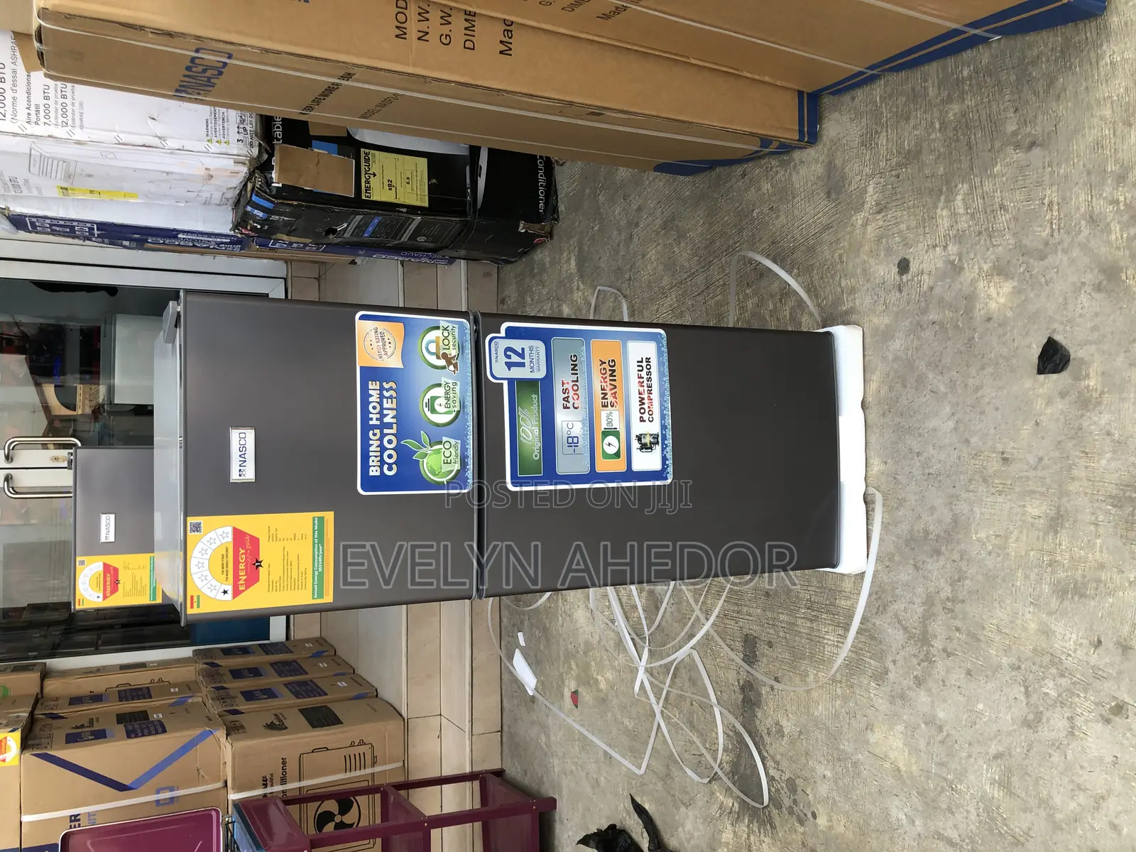 118 Liters Nasco Double Door Top Freezer Fridge Available